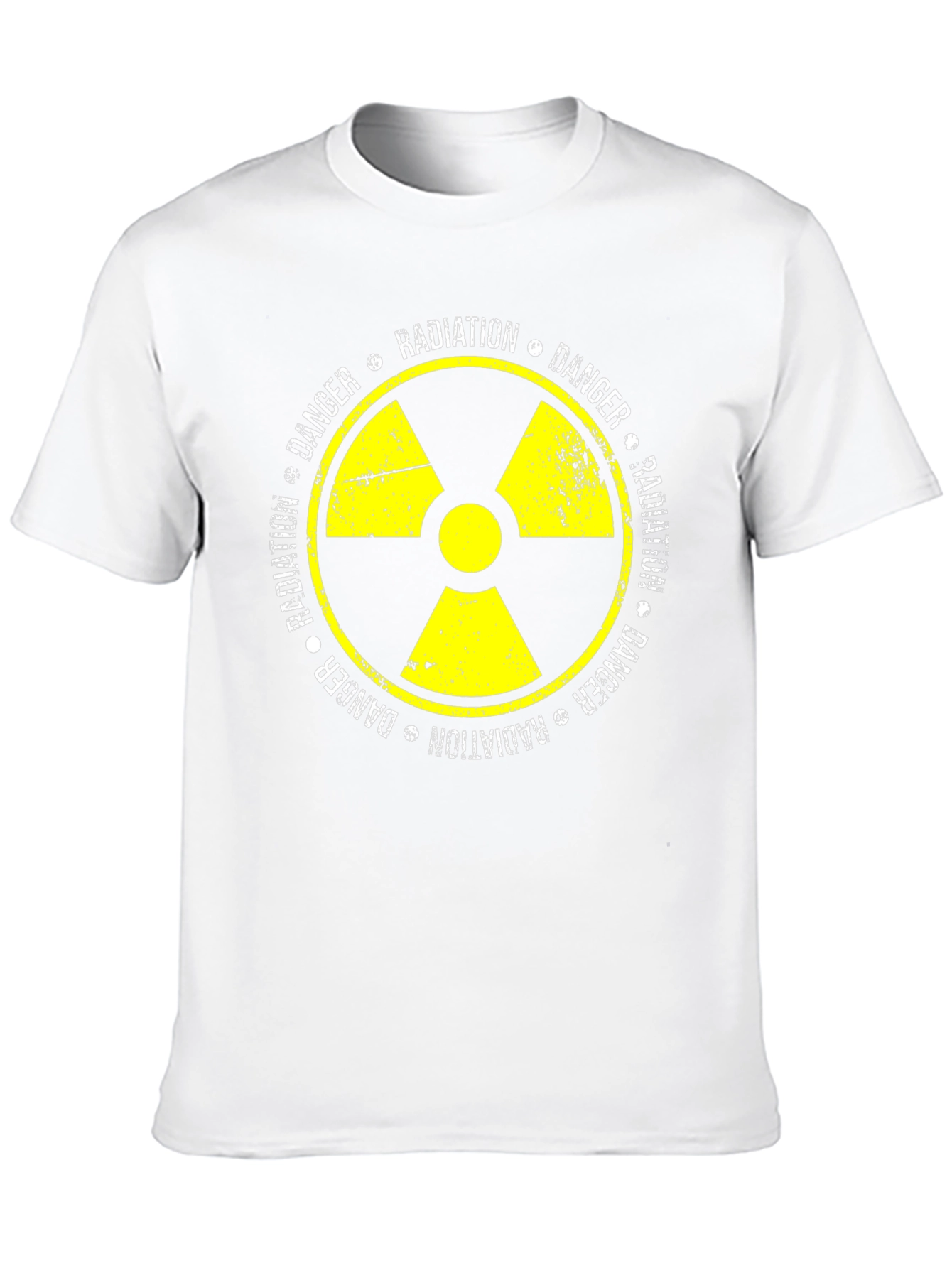 Black Radiation Danger Symbol Graphic Tee view 10