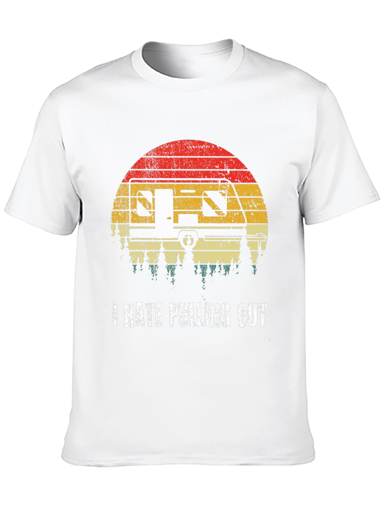 Black I Hate Pulling Out Funny Camping T-Shirt view 10