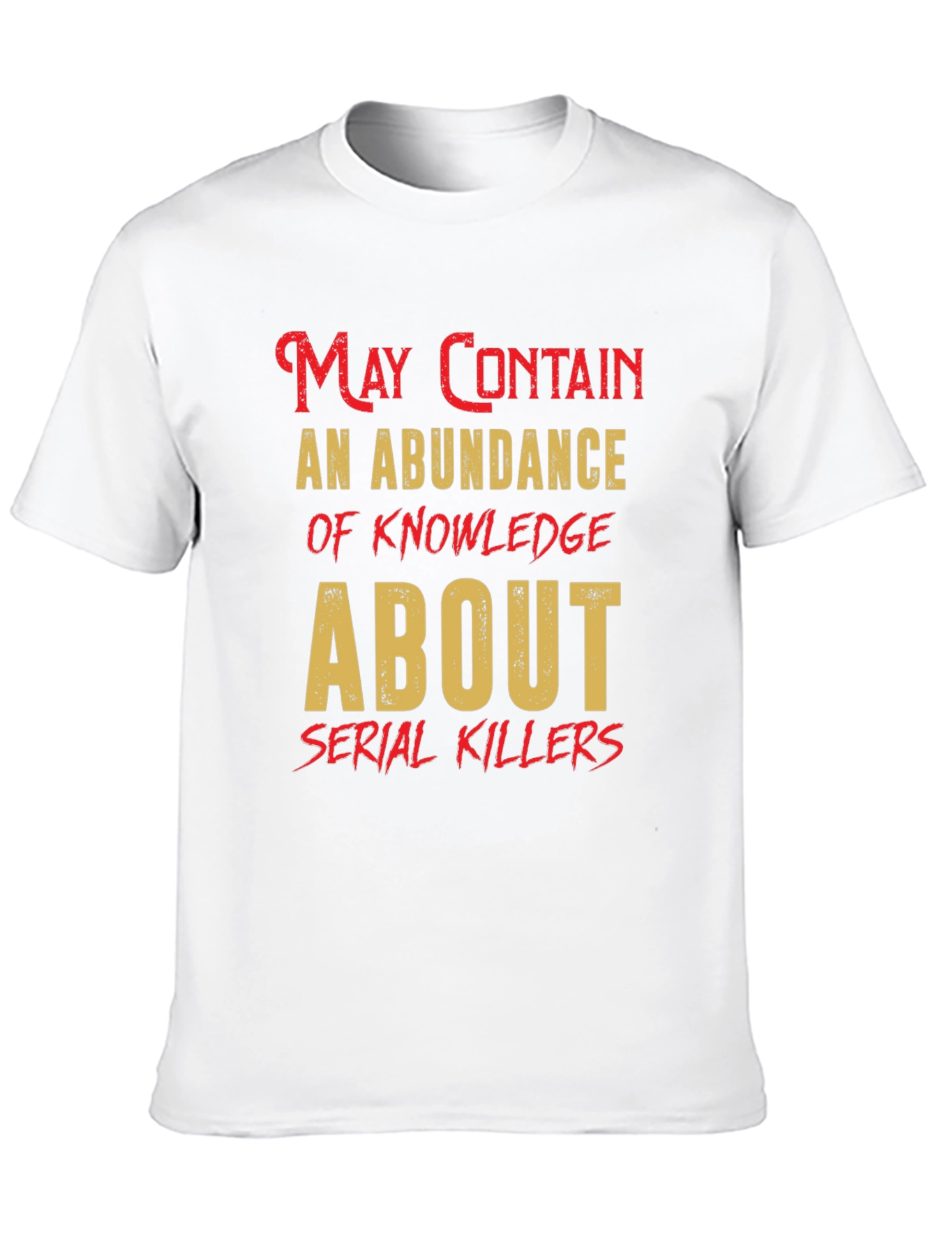 Black Serial Killers Knowledge T-Shirt view 10