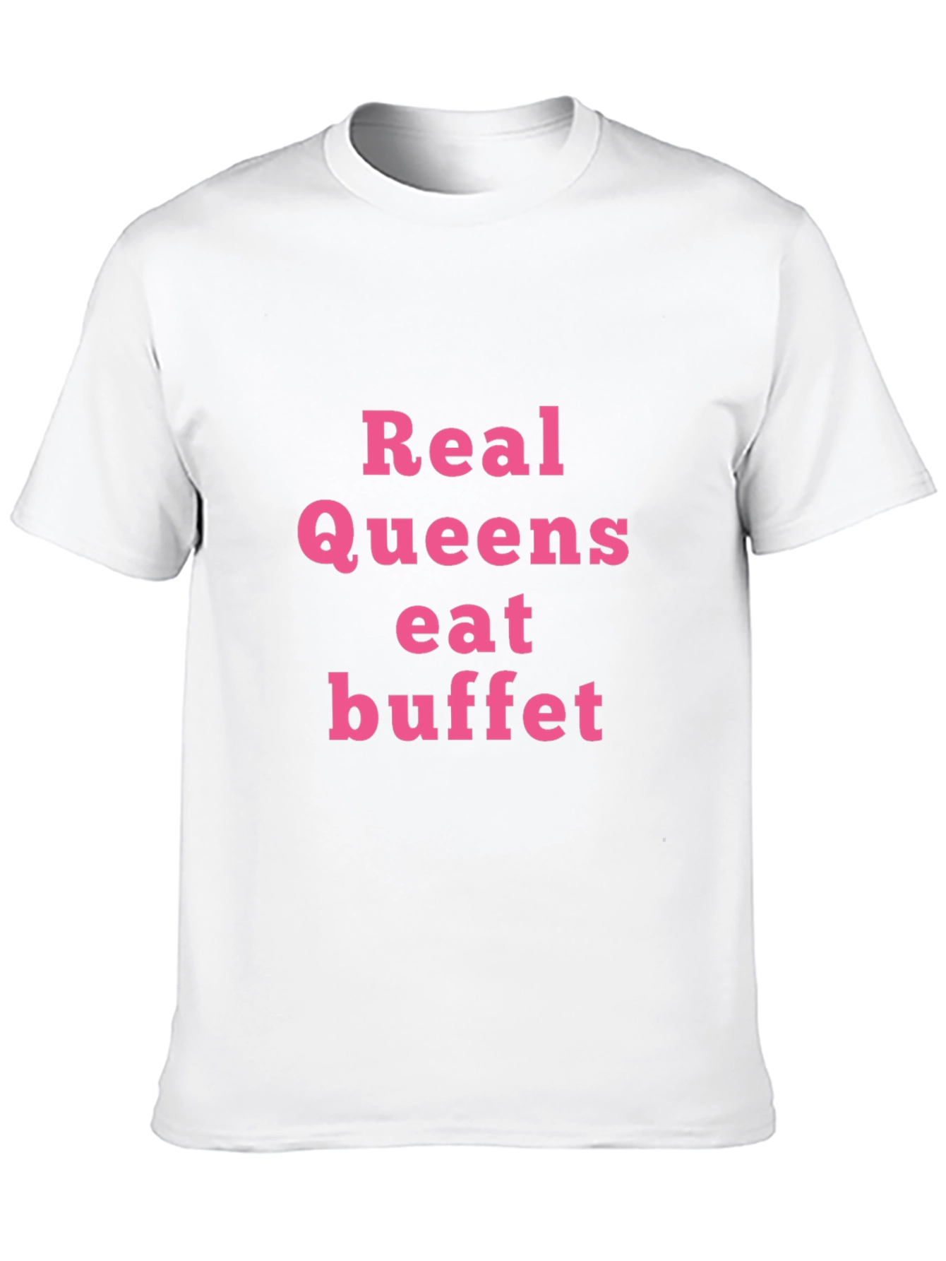Black Real Queens Eat Buffet T-Shirt - Funny Slogan Tee view 10
