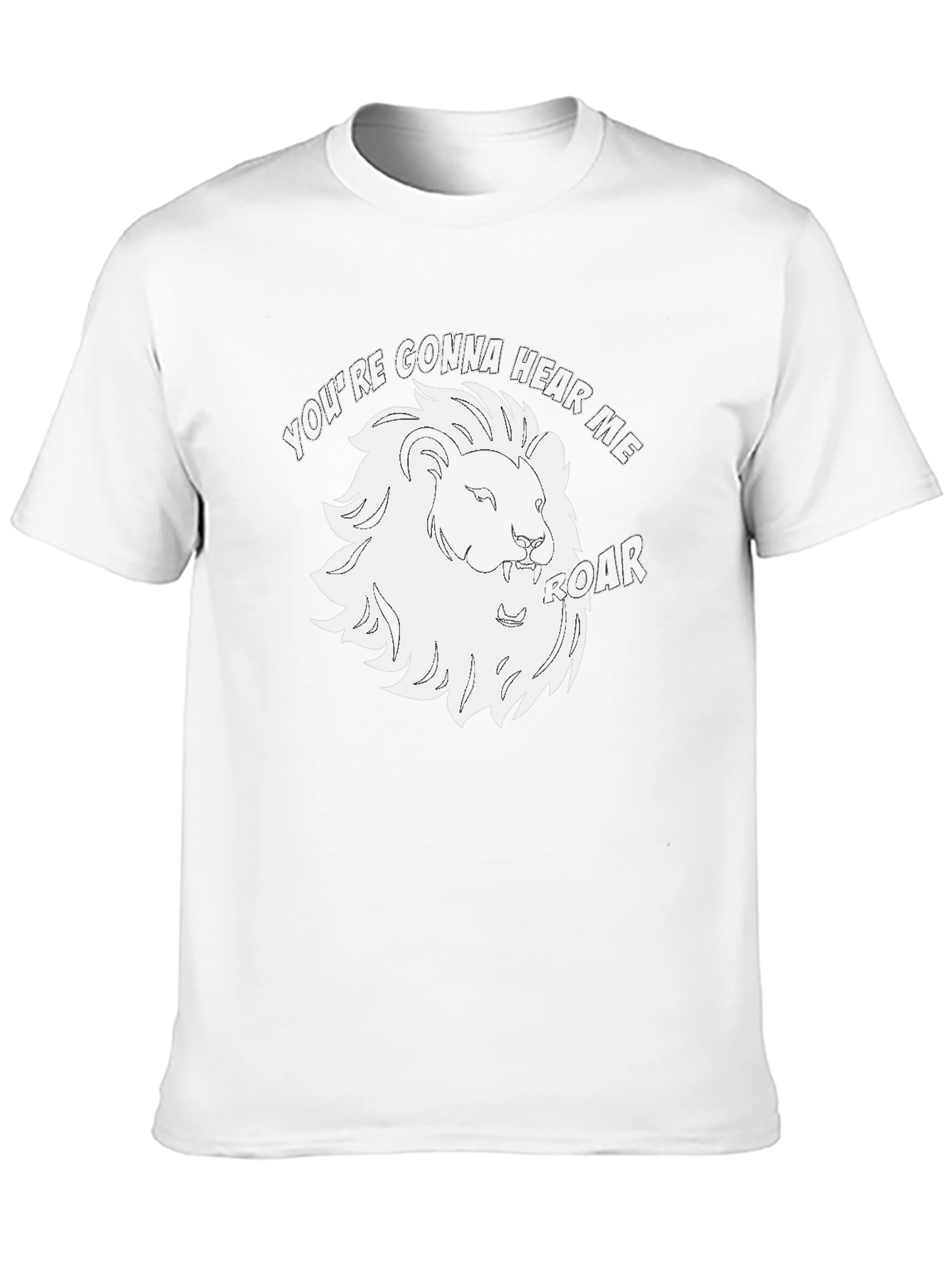 Black Lion Roar Graphic T-Shirt view 10