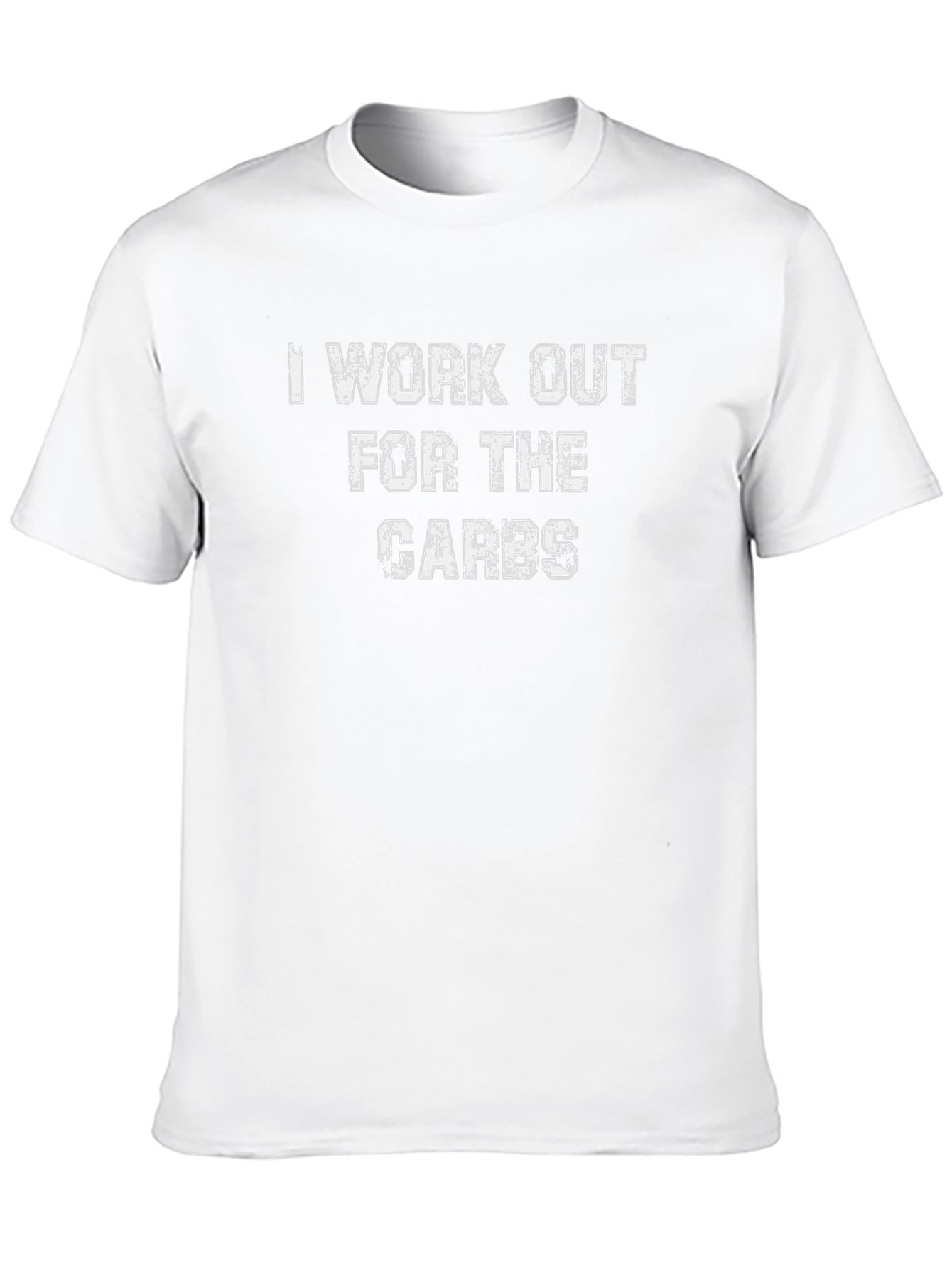 Black I Work Out For The Carbs Funny Gym Shirt view 10