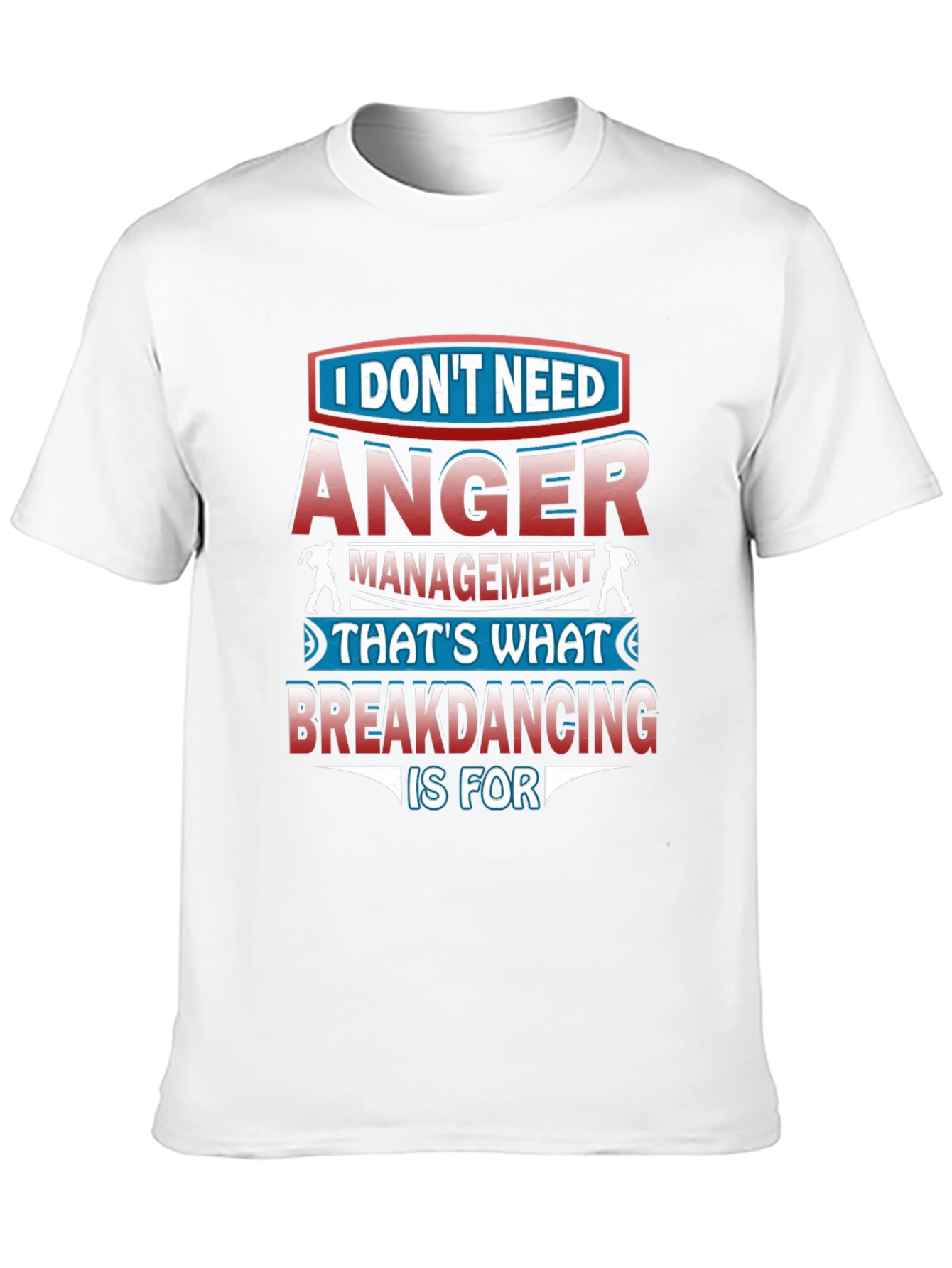 Black Anger Management Breakdancing T-Shirt view 10