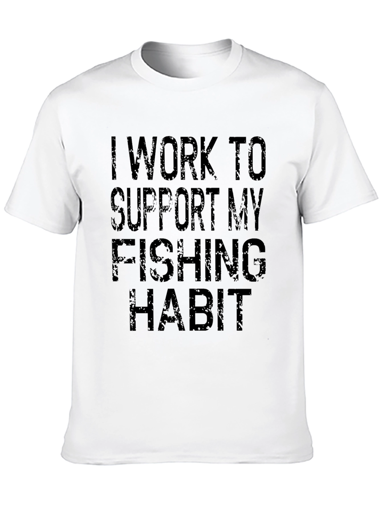 Fishing Habit Black T-Shirt - 10