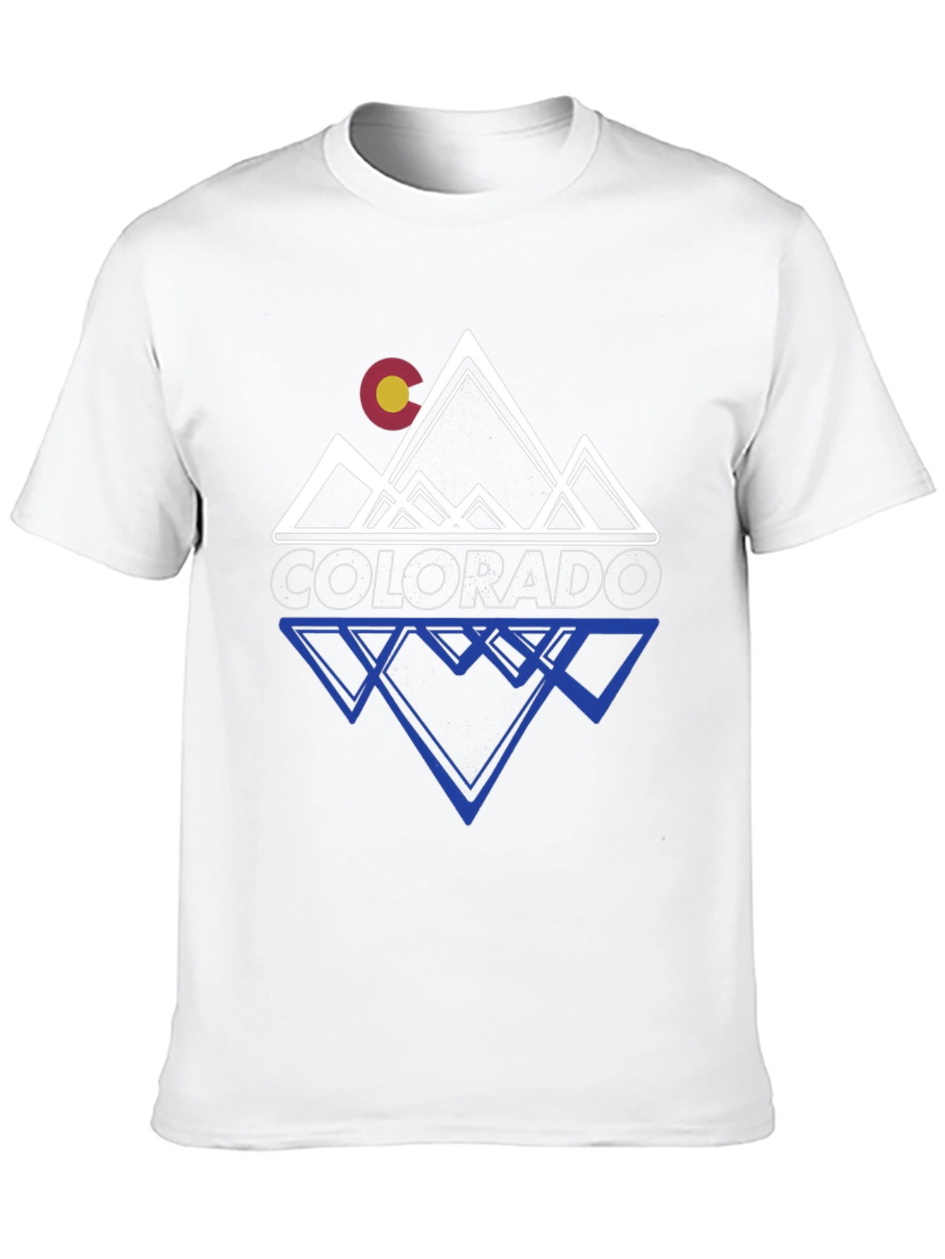 Black Colorado Mountains Graphic Tee - Black Casual T-Shirt view 10