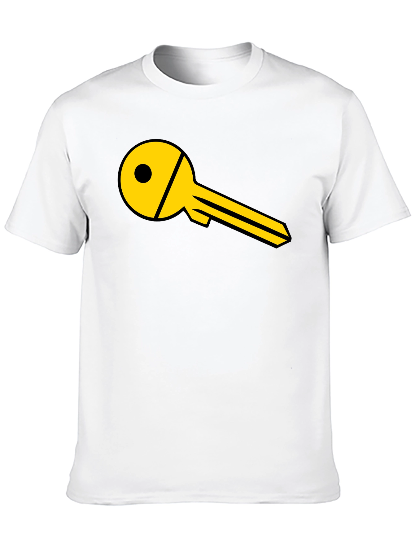 Black Key Graphic Black T-Shirt view 10