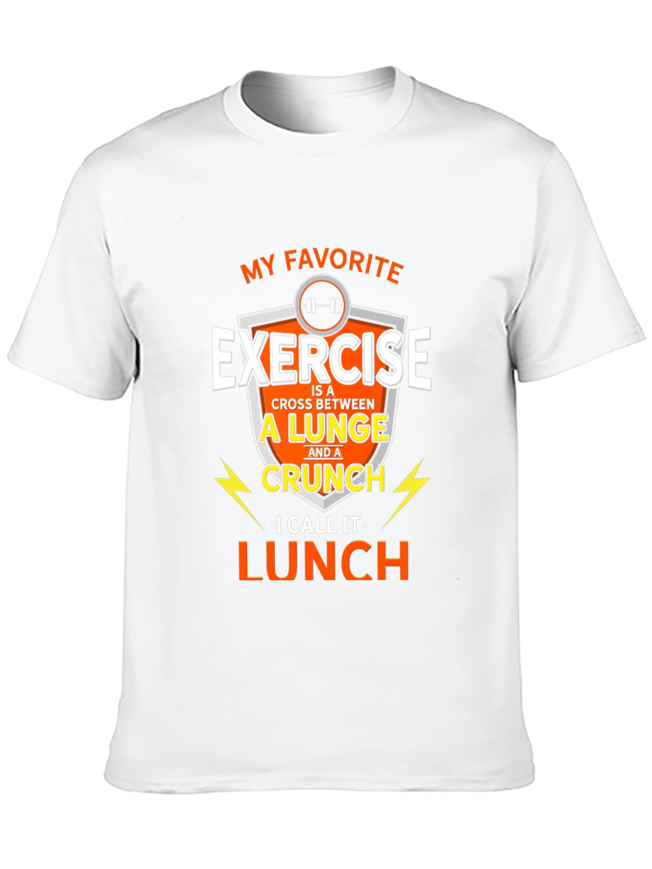 Black My Favorite Exercise T-Shirt - Funny Workout Tee view 10