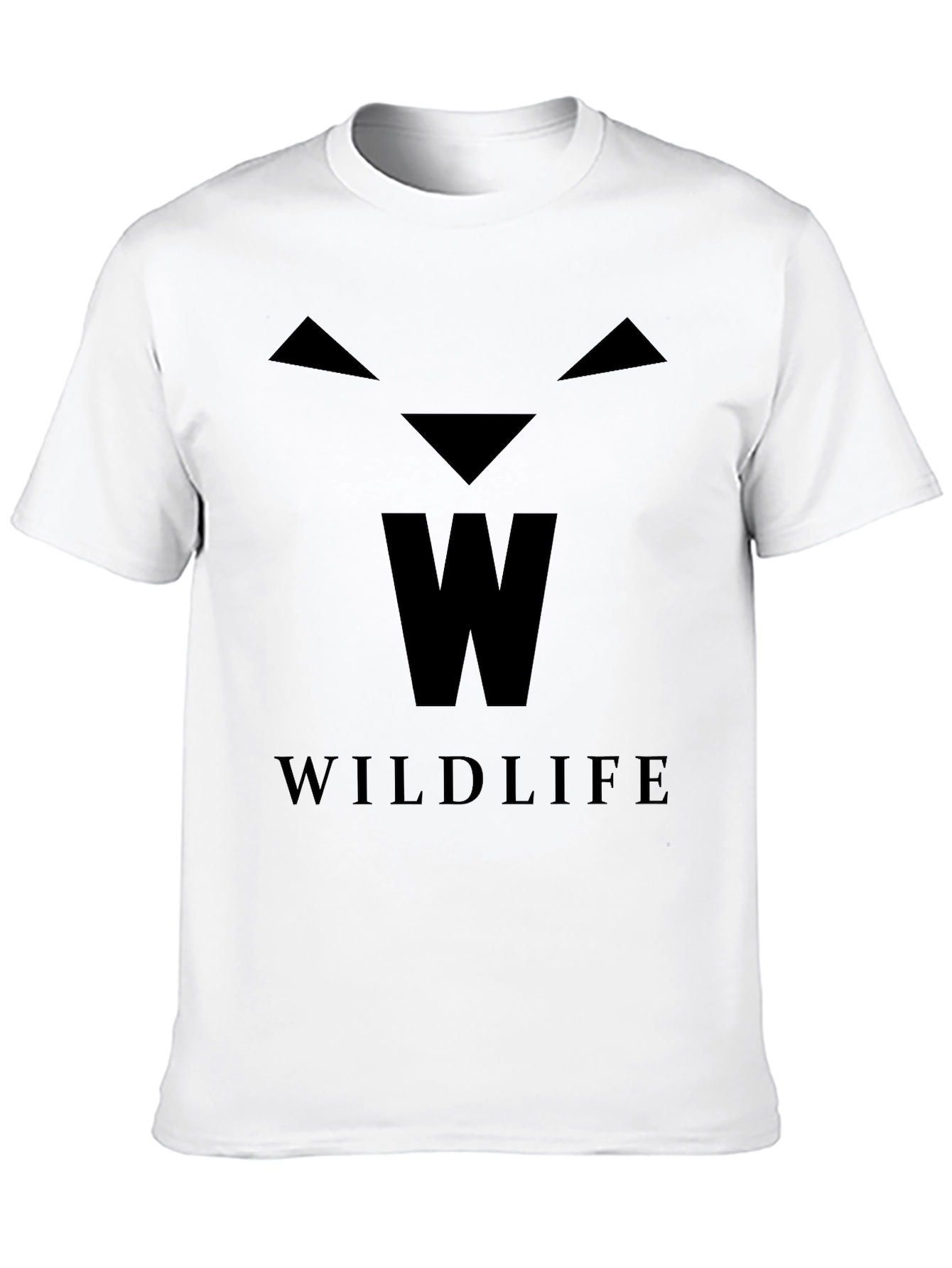 Black Wildlife Graphic Print Black T-Shirt view 10