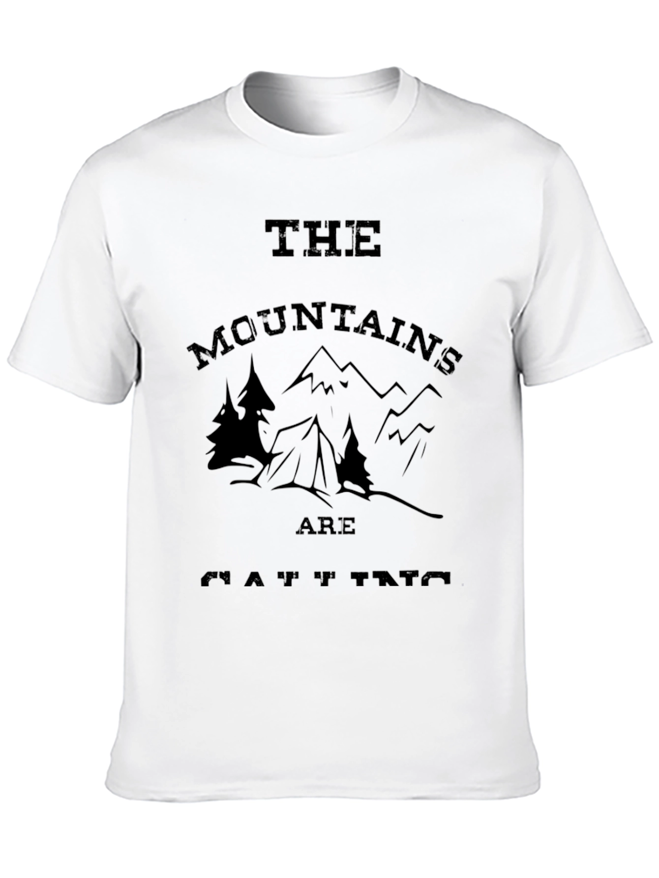 Black Mountains Are Calling Black T-Shirt view 10