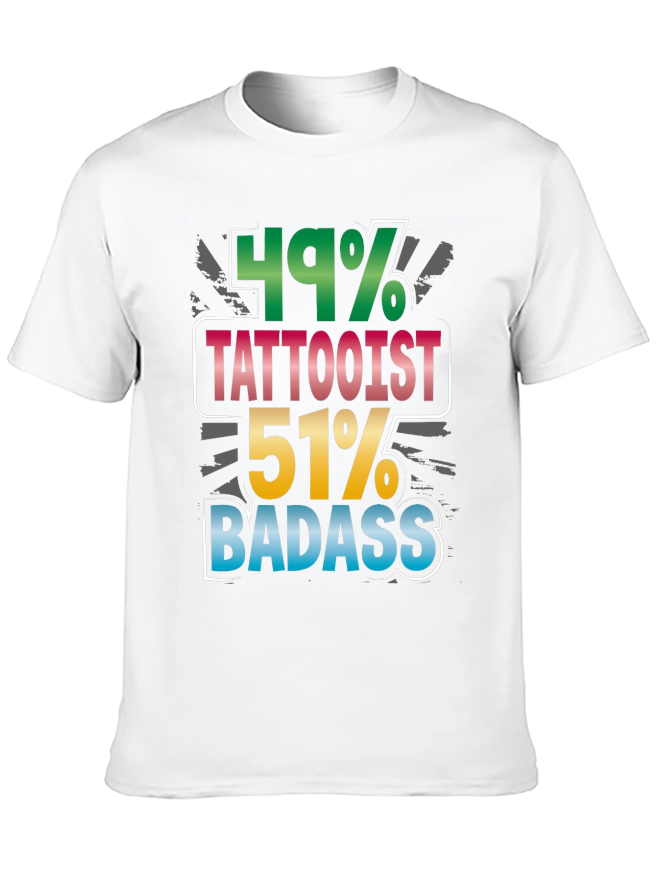 Black Funny Tattoo Artist Badass Graphic Tee view 10
