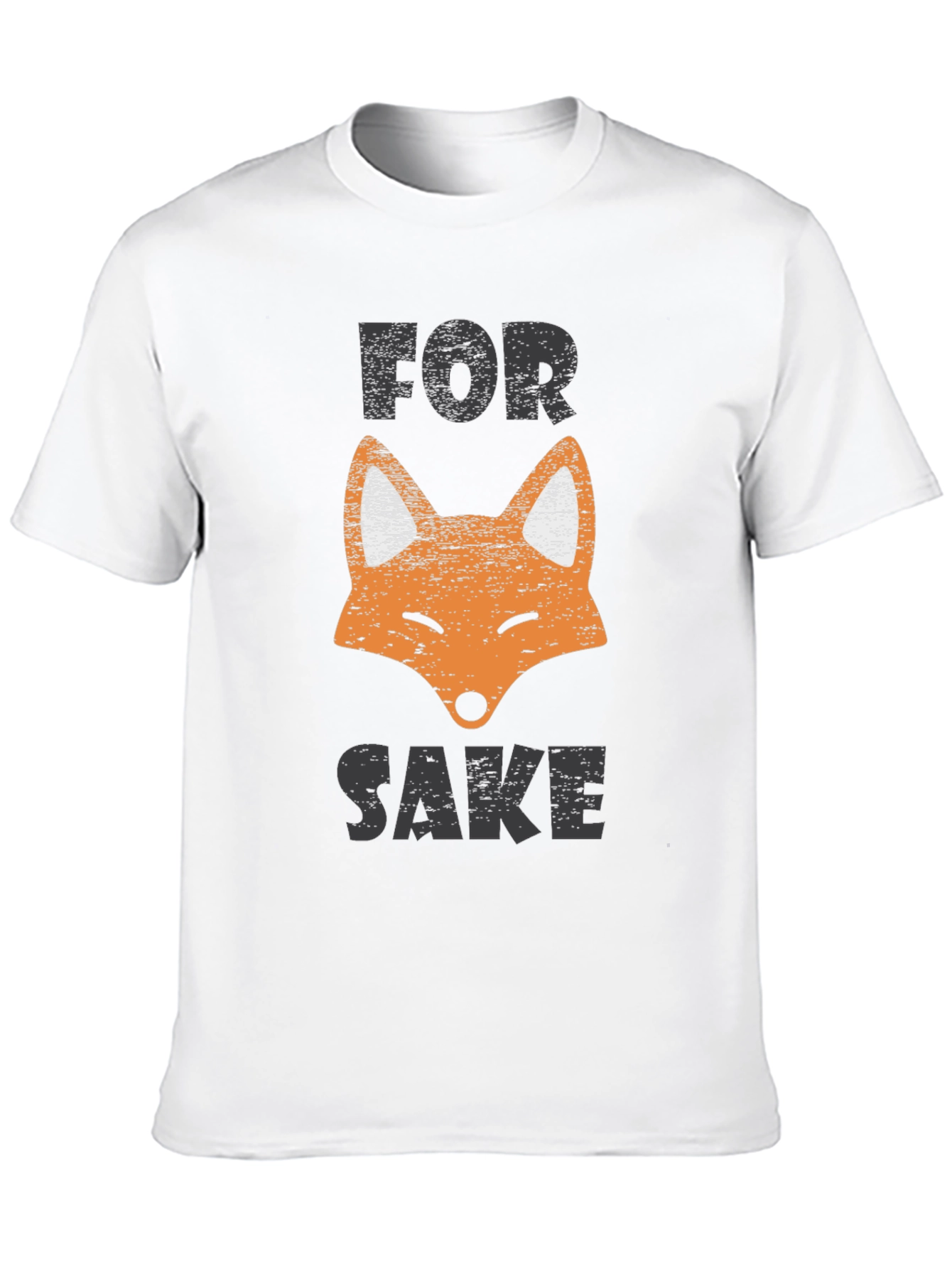 Black For Fox Sake T-Shirt - Novelty Graphic Tee view 10