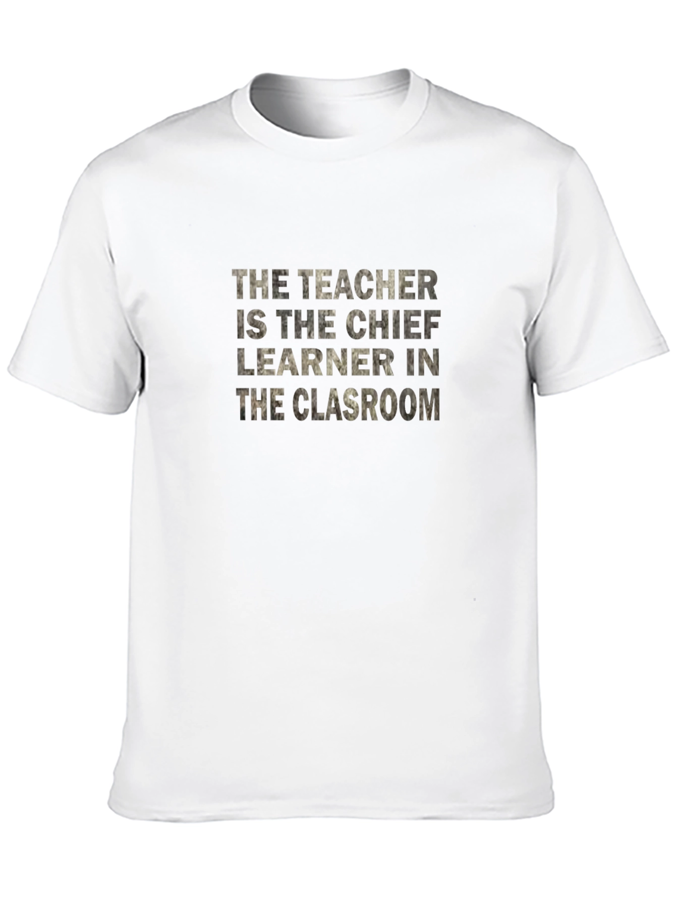 Black Teacher Chief Learner Black Cotton Tee view 10