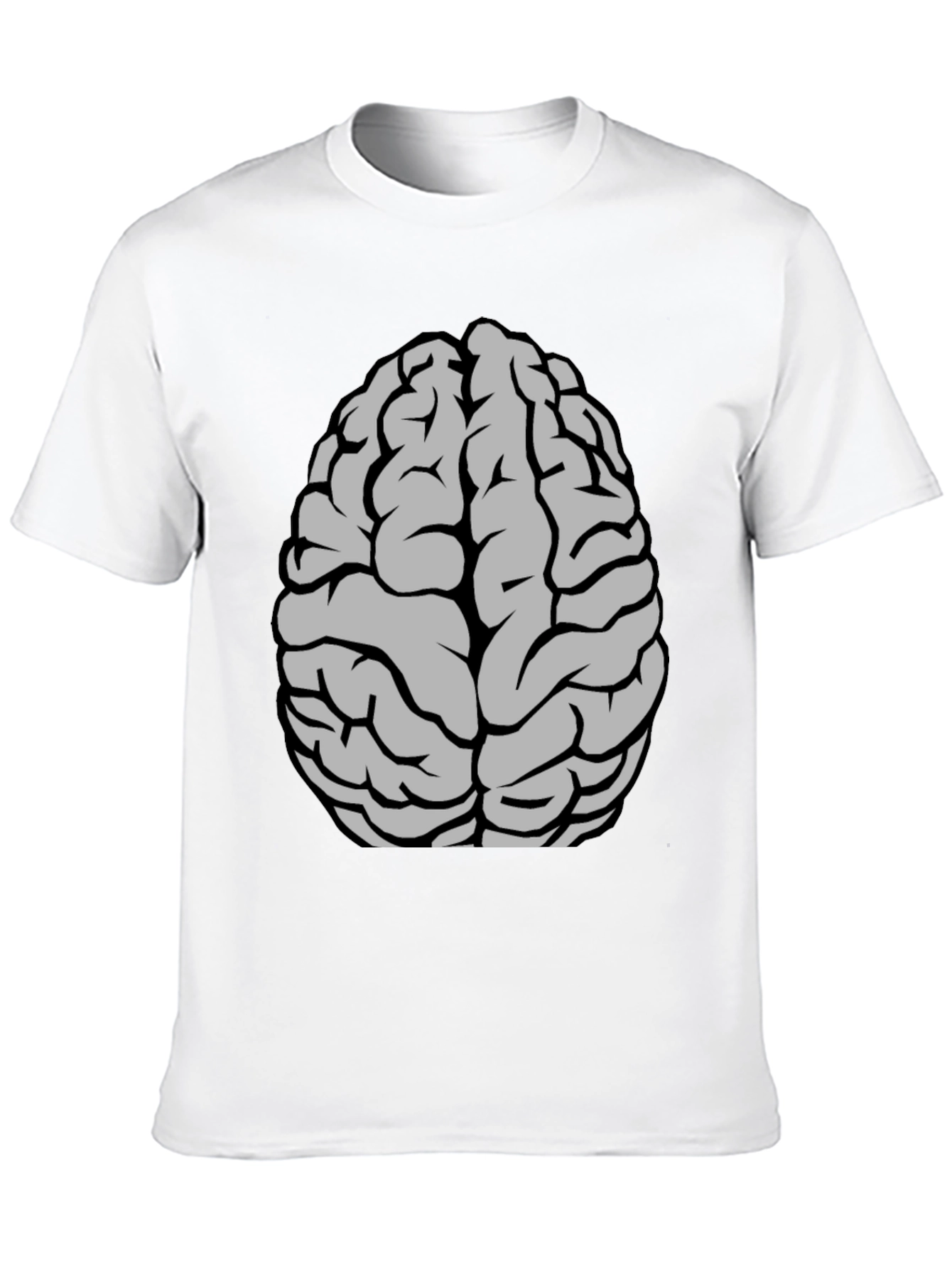 Black Brain Graphic T-Shirt - Clever & Comfy Tee view 10