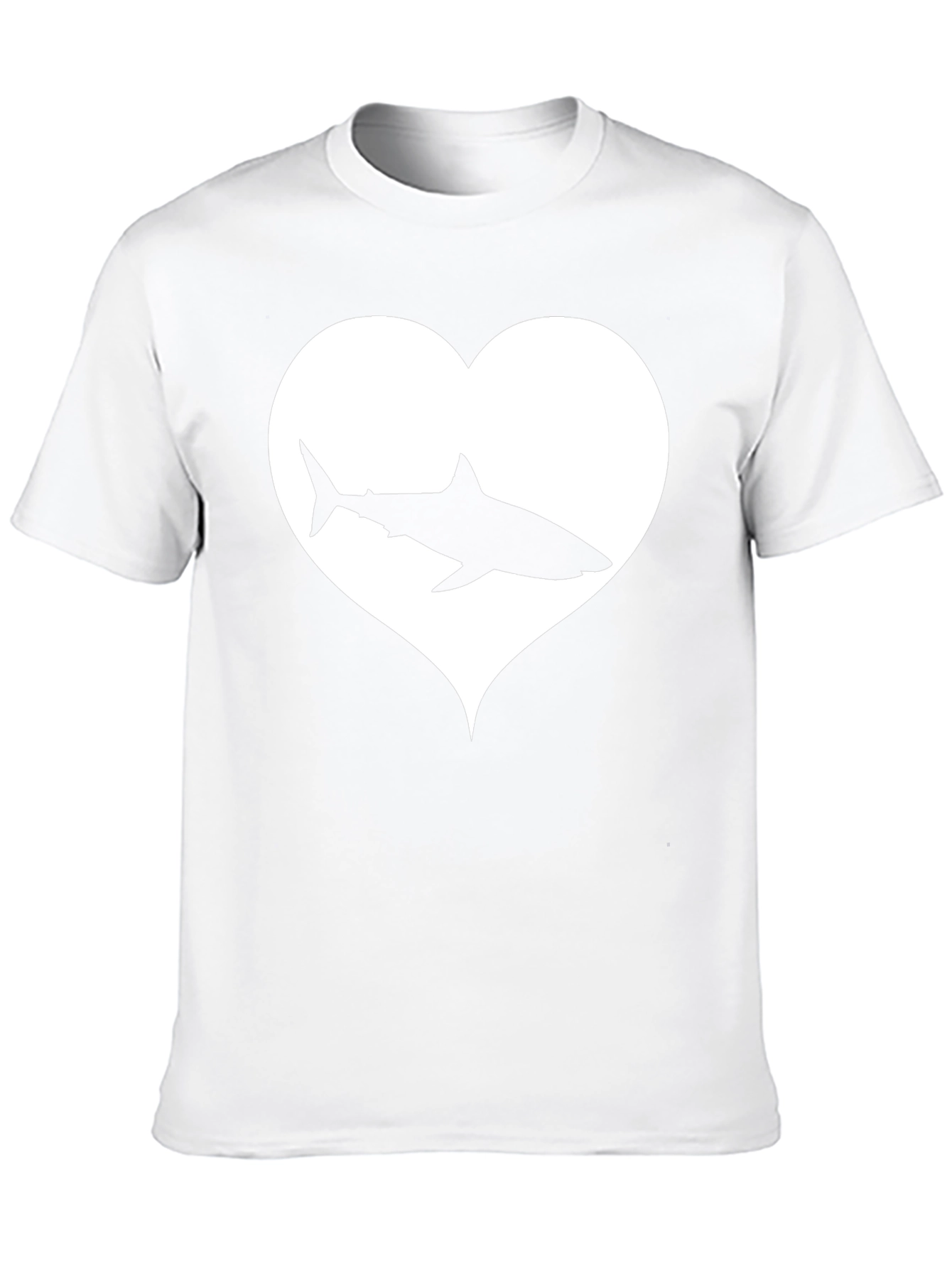 Black Shark Heart Graphic Tee - Black view 10