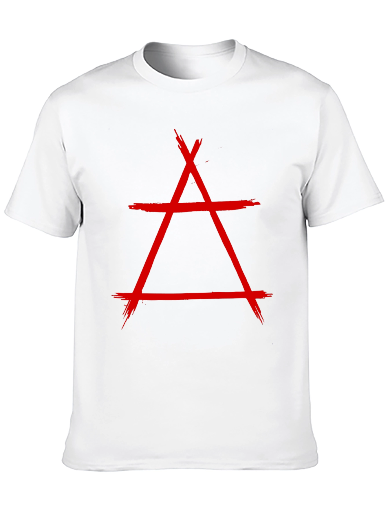 Black Graphic Tee - Red Symbol on Black view 10