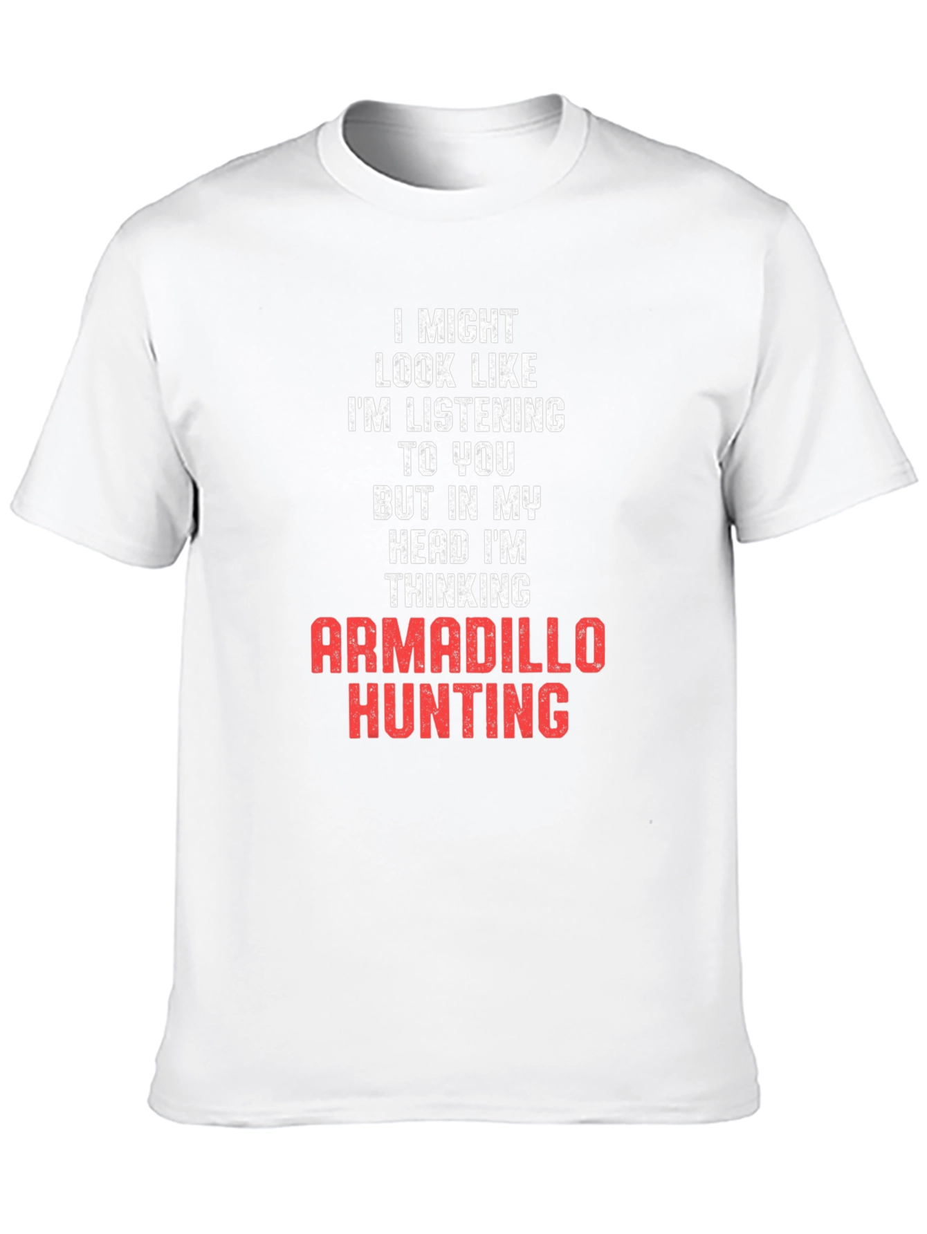 Black Armadillo Hunting T-Shirt - Funny Novelty Tee view 10