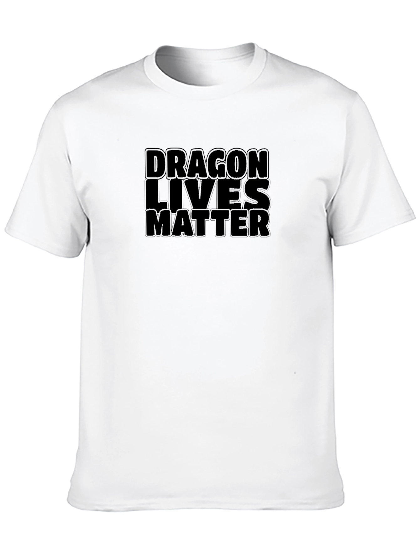 Black Dragon Lives Matter Graphic T-Shirt view 10