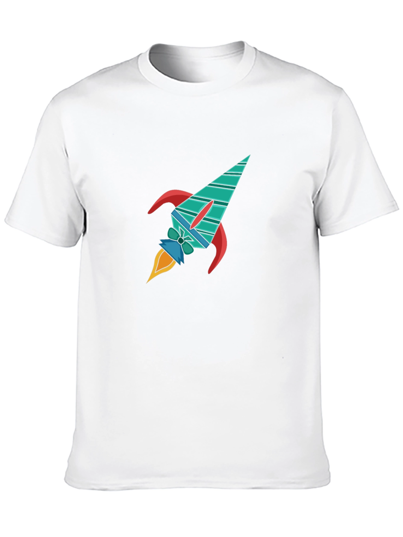 Black Rocket Graphic Black T-Shirt - Space Adventure Style view 10