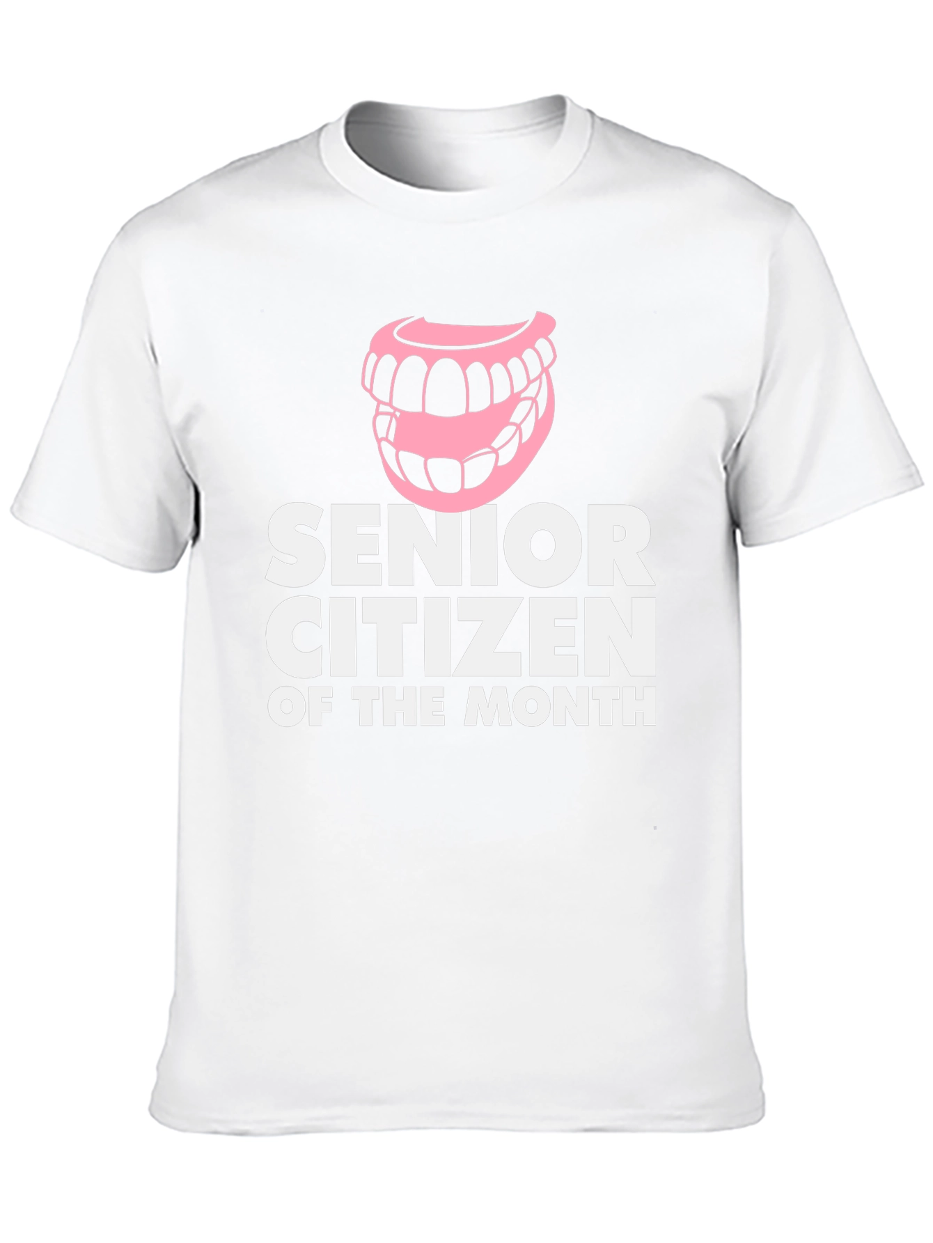 Black Senior Citizen of the Month T-Shirt Funny Dentures view 10