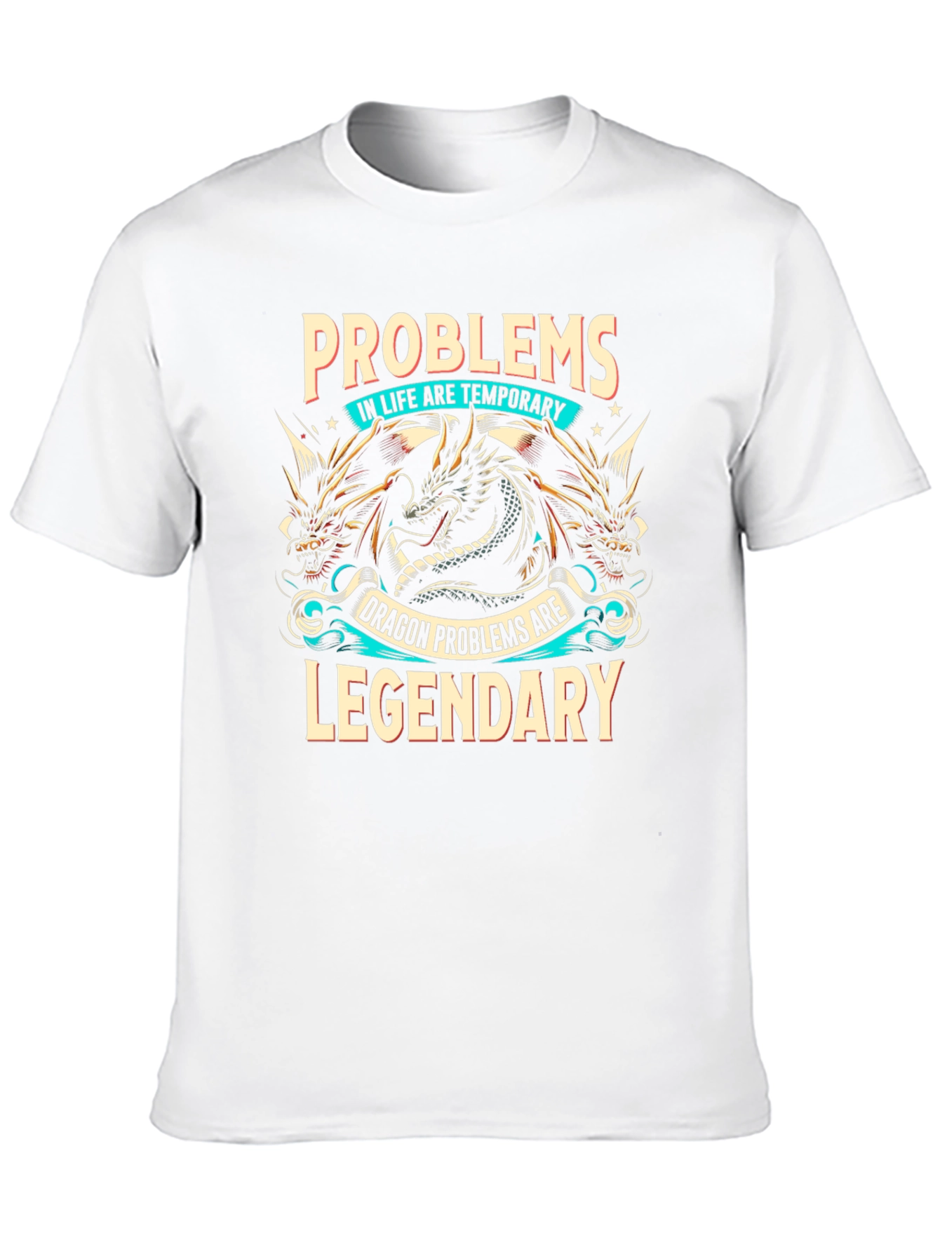 Black Dragon Problems Legendary Graphic Tee view 10
