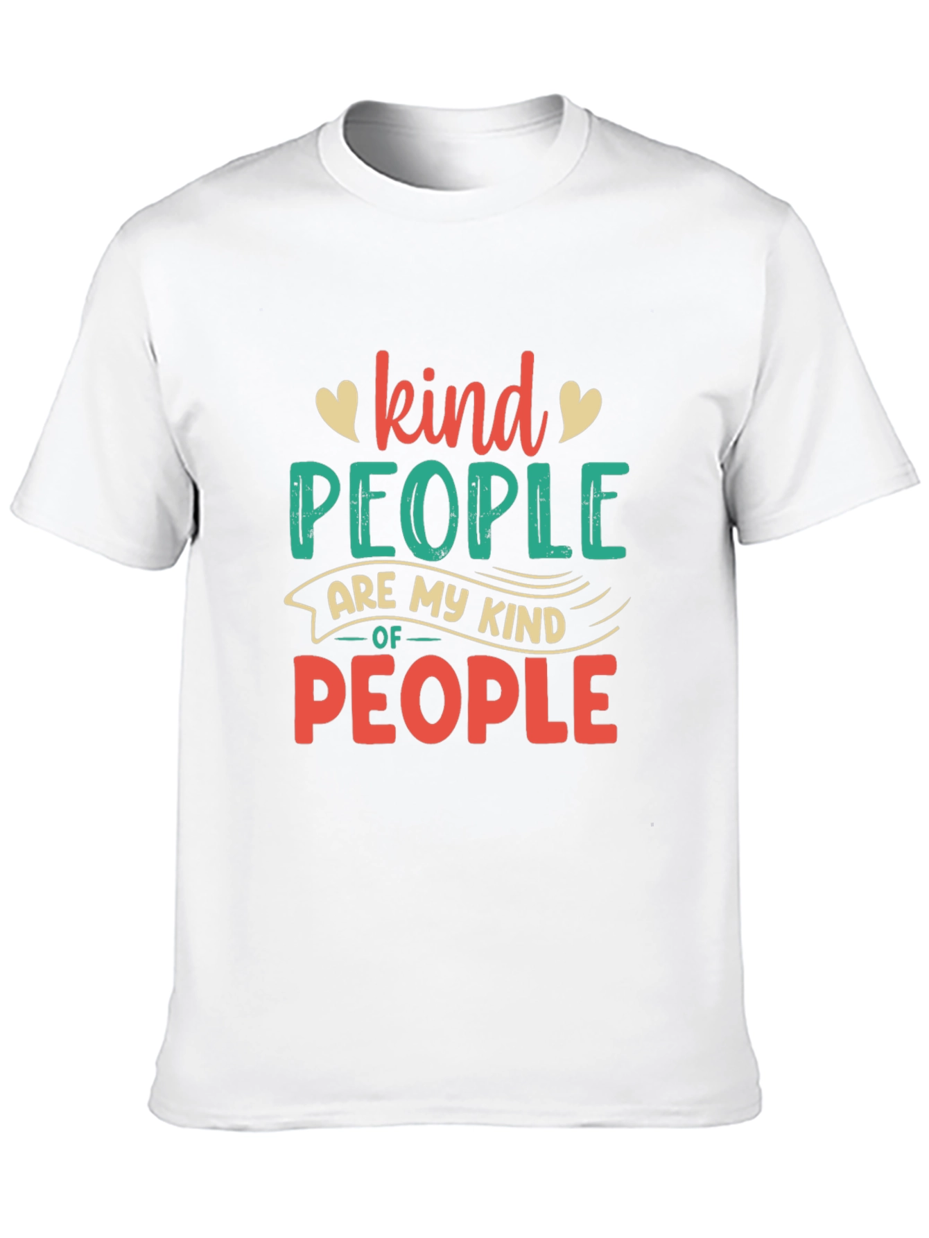 Black Kind People Graphic Tee - Black Unisex T-Shirt view 10