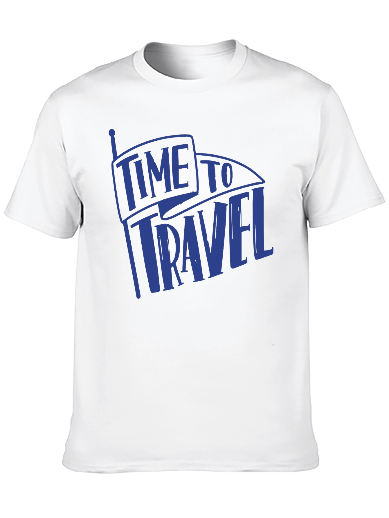 Black Time to Travel Graphic T-Shirt - Men's Short Sleeve view 10