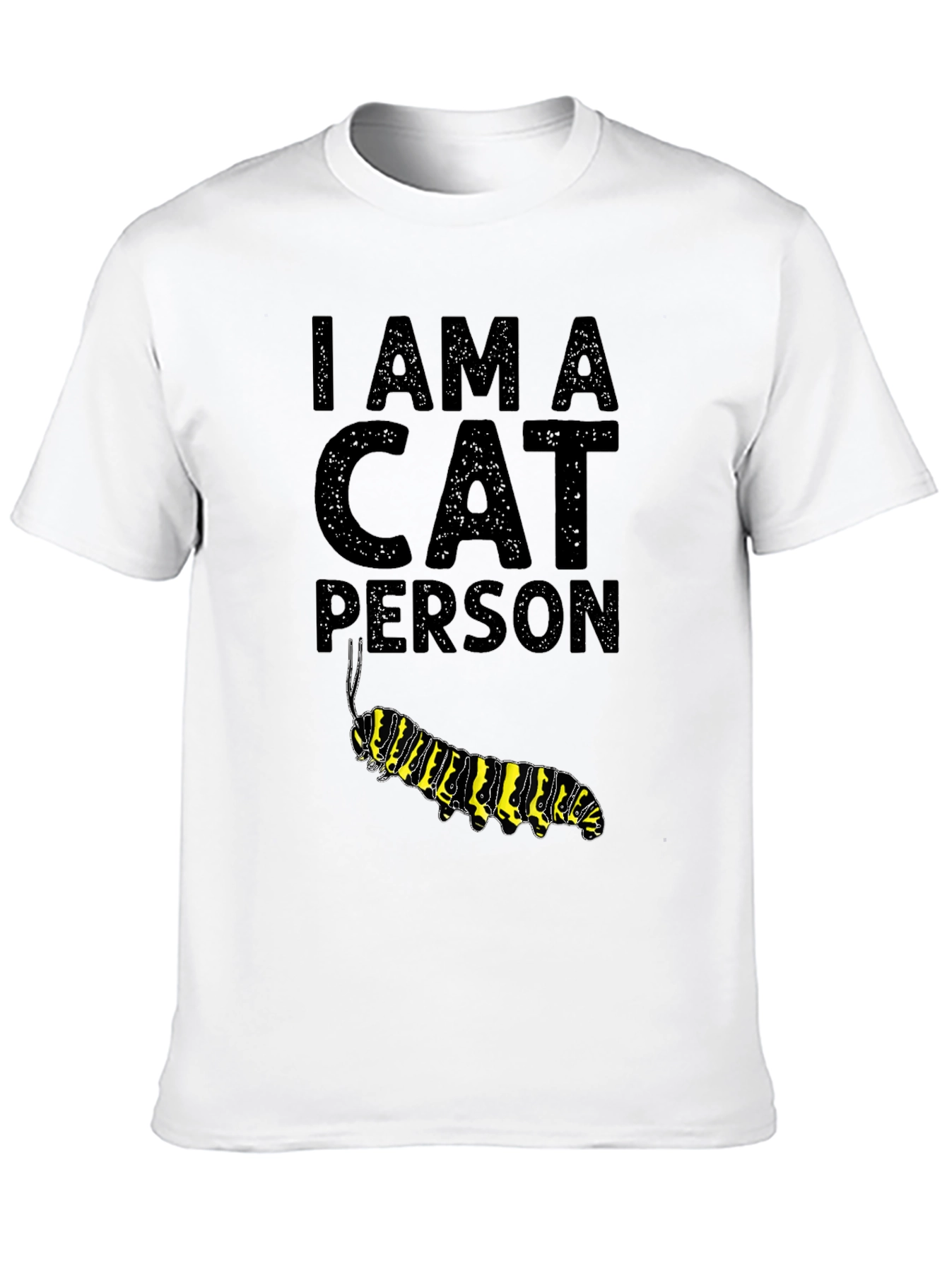 Black I Am A Cat Person T-Shirt - Novelty Graphic Tee view 10
