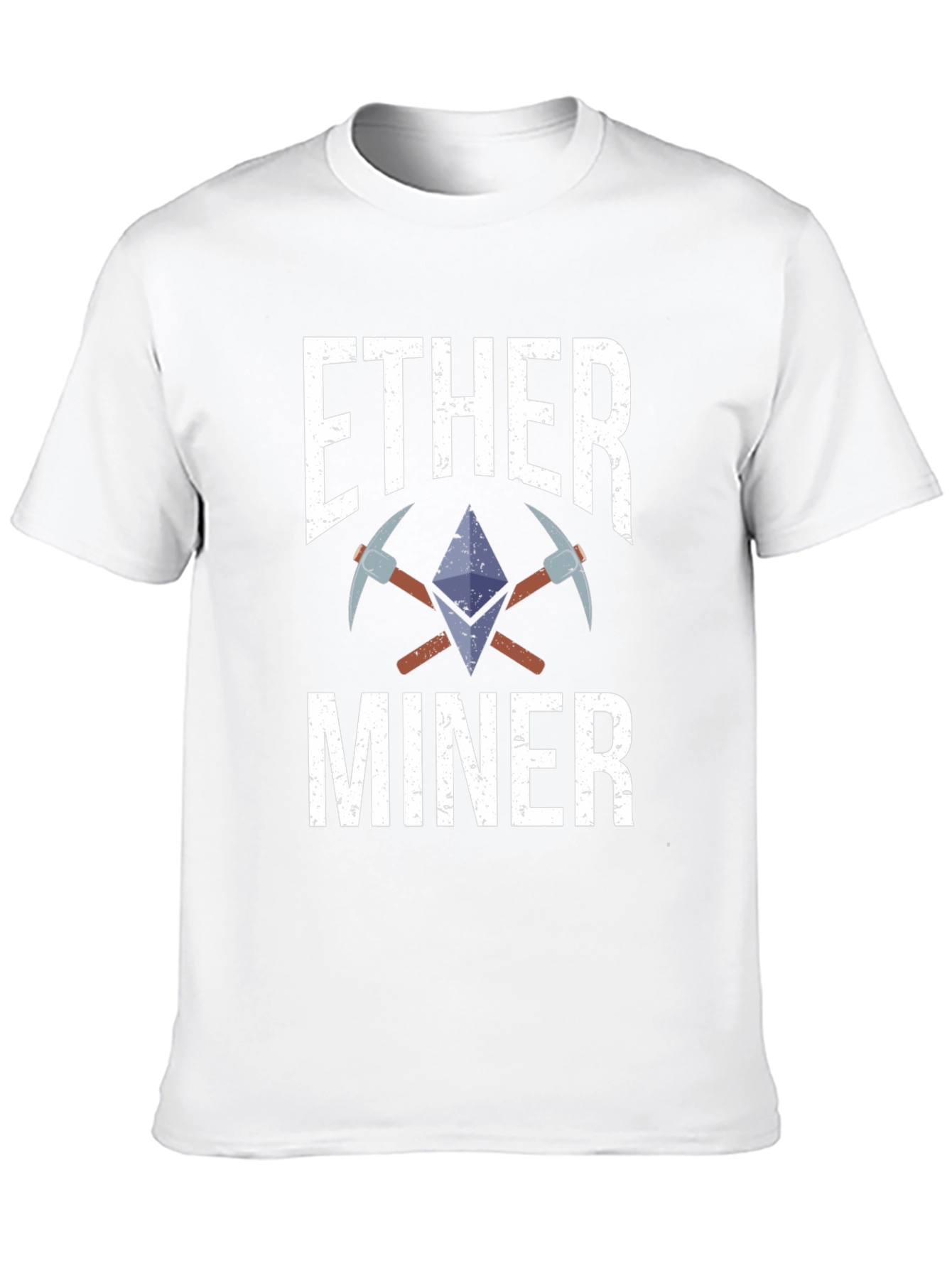 Black Ethereum Miner Crypto T-Shirt view 10