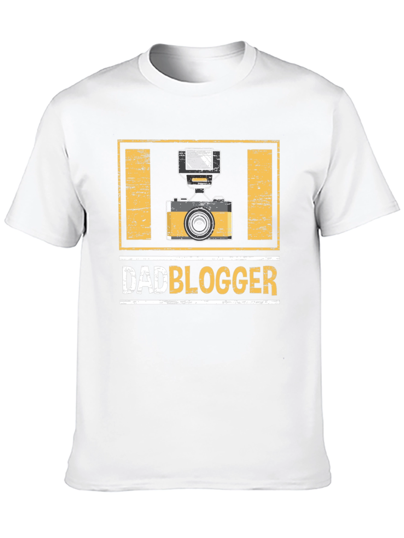 Black DadBlogger Camera Graphic T-Shirt view 10