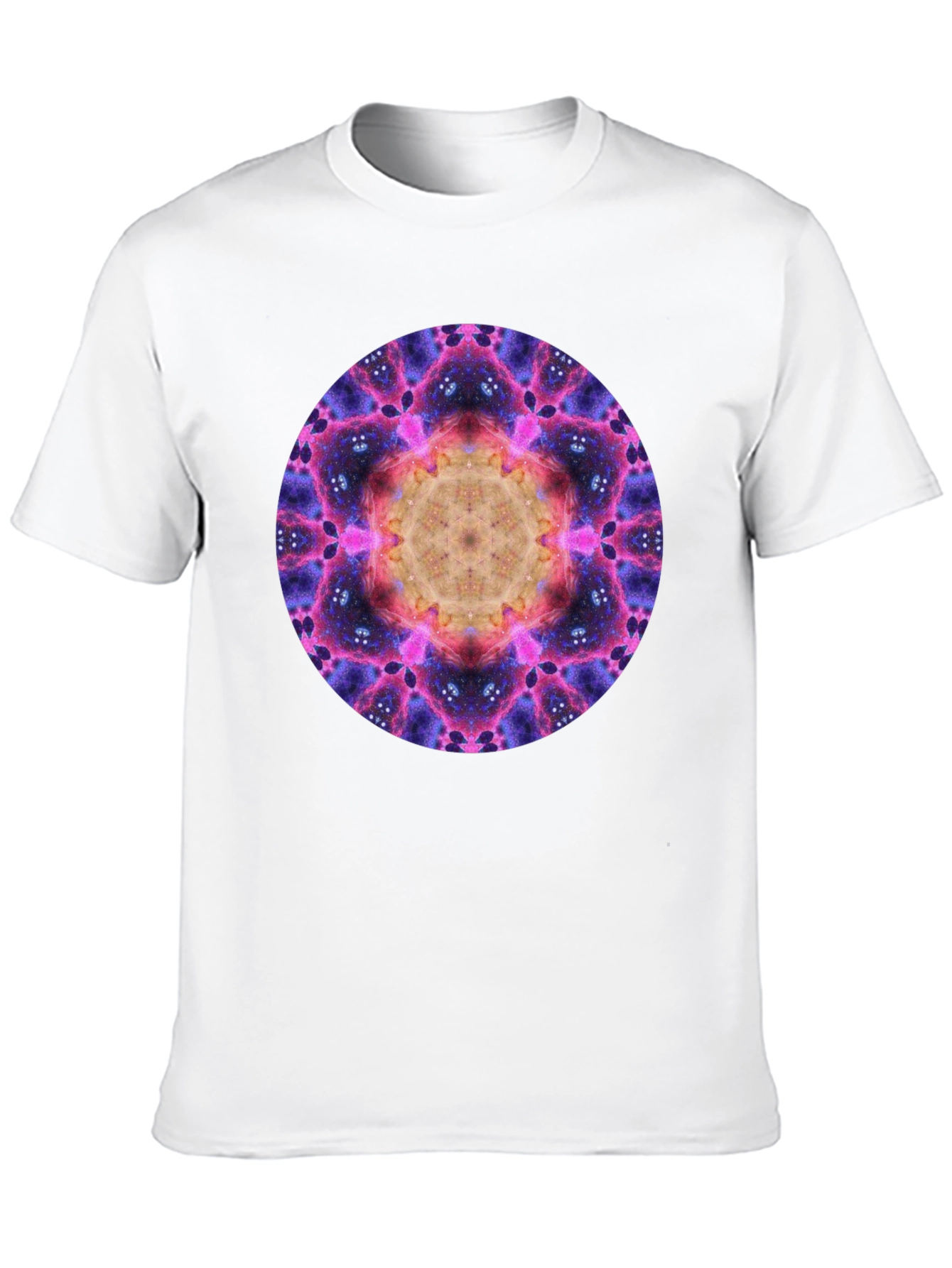 Black Cosmic Mandala Graphic Tee - Black view 10
