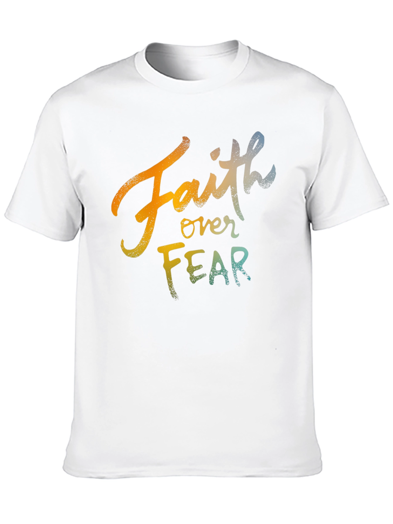 Black Faith Over Fear Graphic T-Shirt view 10
