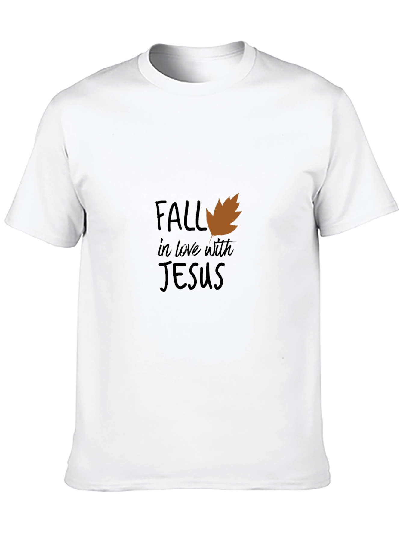 Black Fall In Love With Jesus T-Shirt view 10