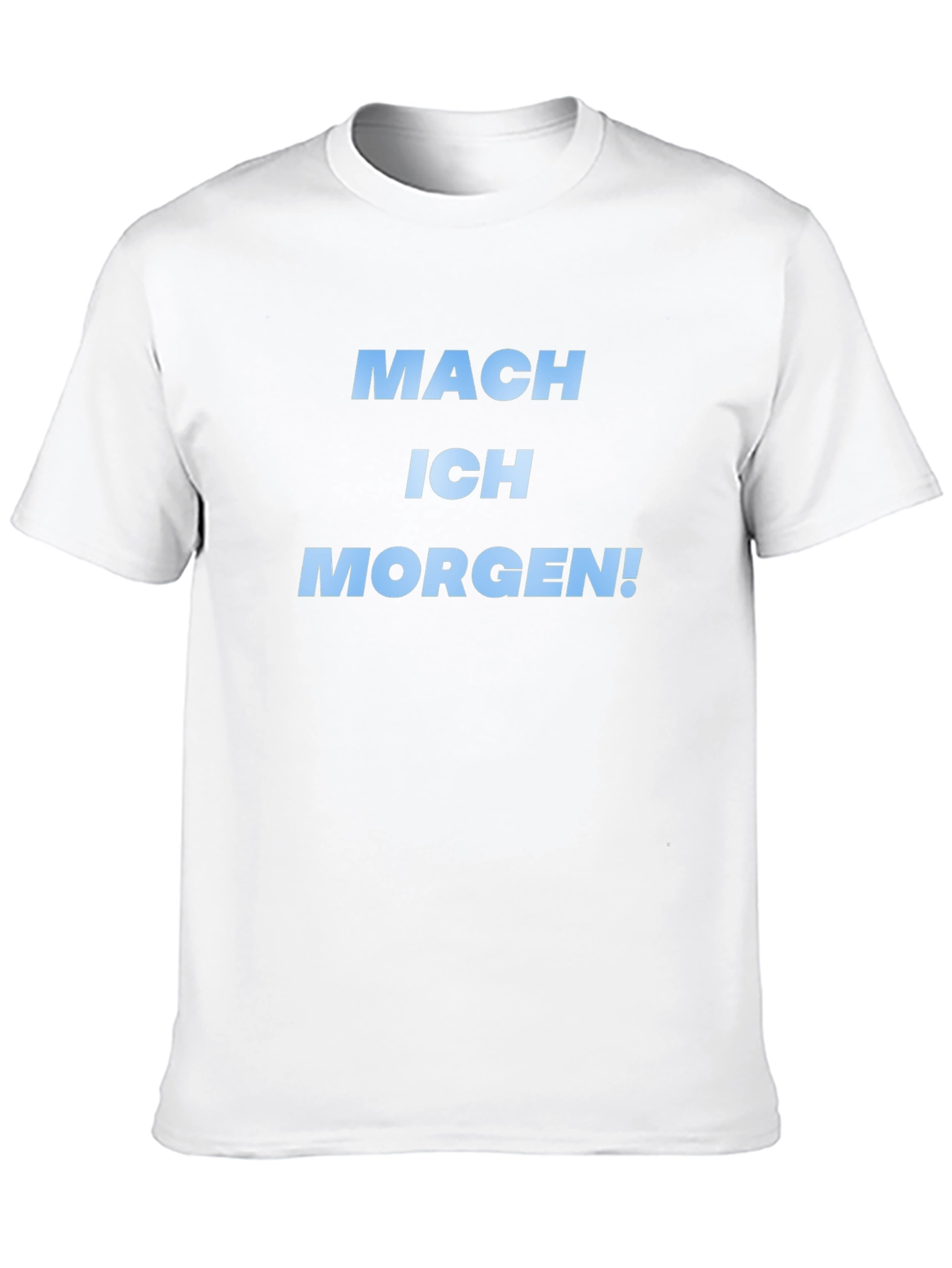 Black Mach Ich Morgen! Black Graphic T-Shirt view 10