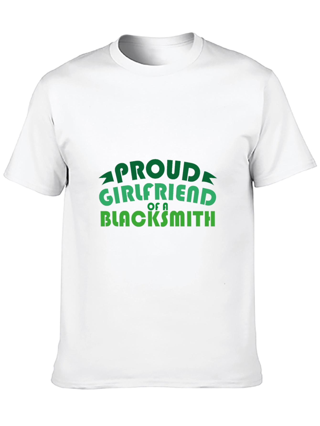 Black Proud Girlfriend of a Blacksmith T-Shirt view 10