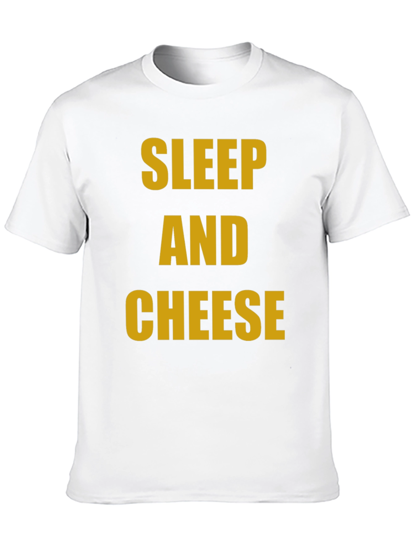 Black Sleep and Cheese Graphic Tee - Novelty T-Shirt view 10