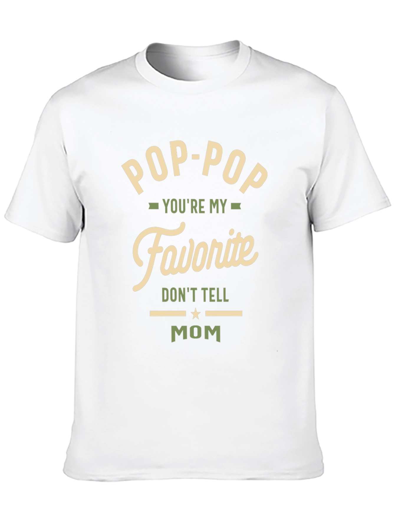 Black Pop-Pop You're My Favorite T-Shirt view 10