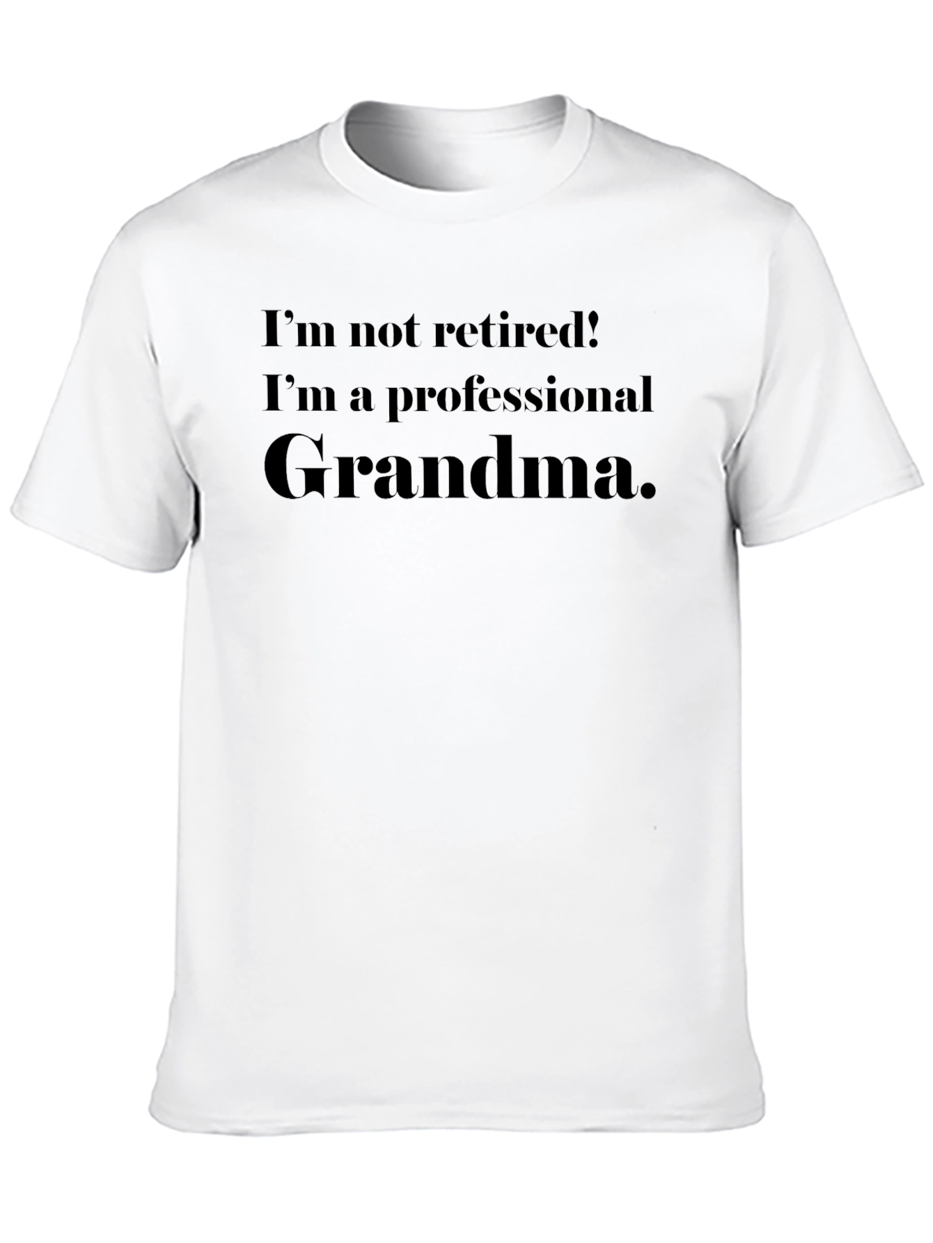 Black Professional Grandma Black Tee view 10