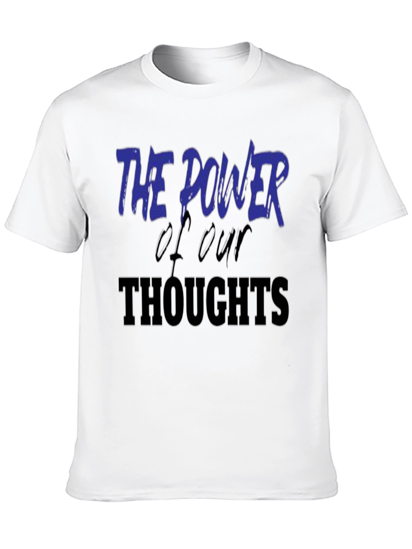 Black Power of Thoughts Graphic Tee - Inspiring Message view 10