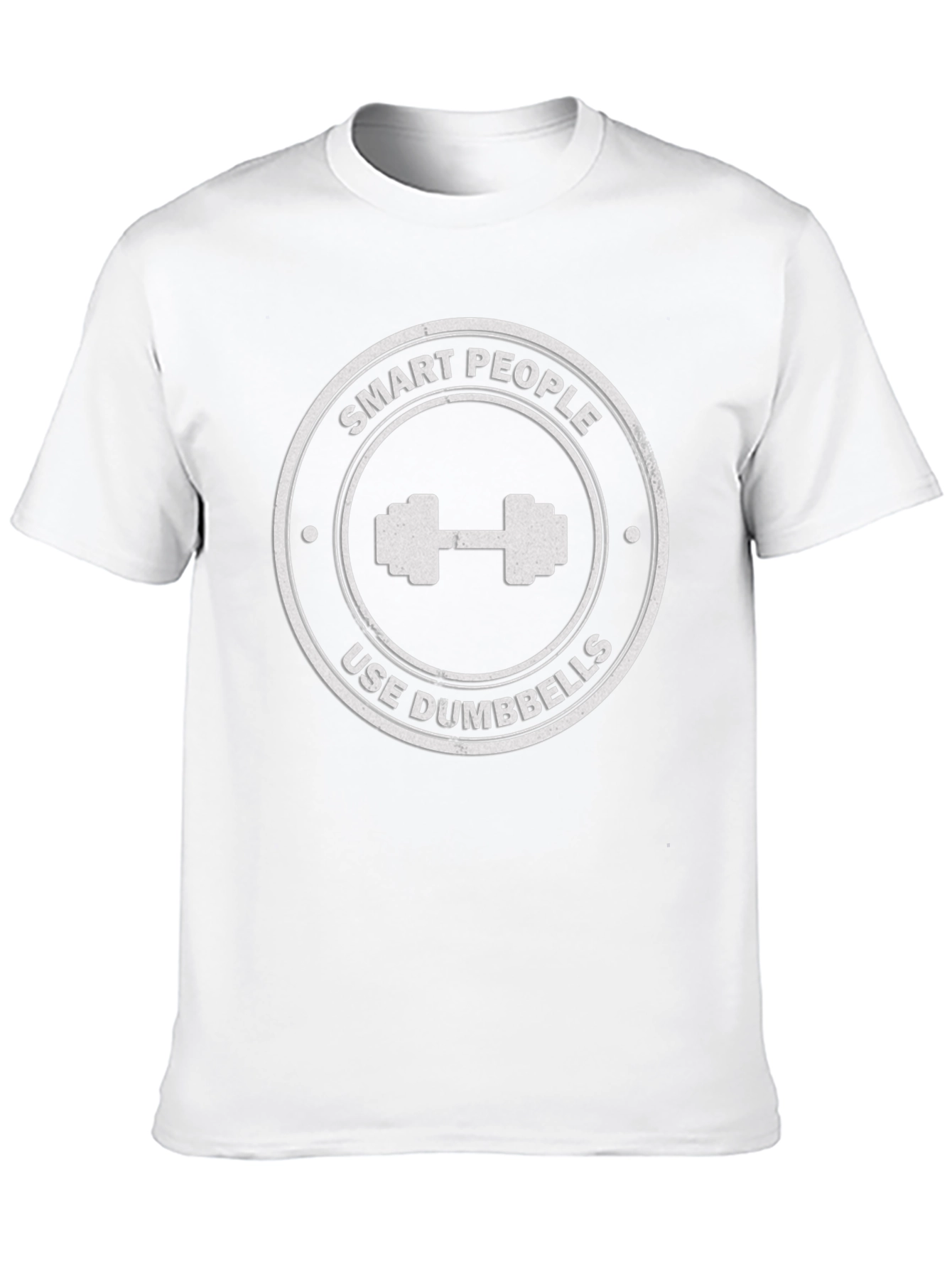 Black Smart People Use Dumbbells Graphic T-Shirt view 10