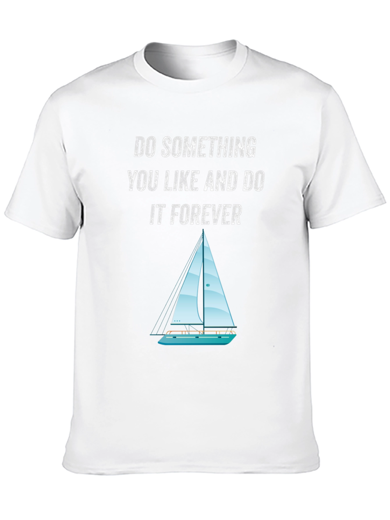 Black Inspirational Sailing T-Shirt - Do What You Love view 10