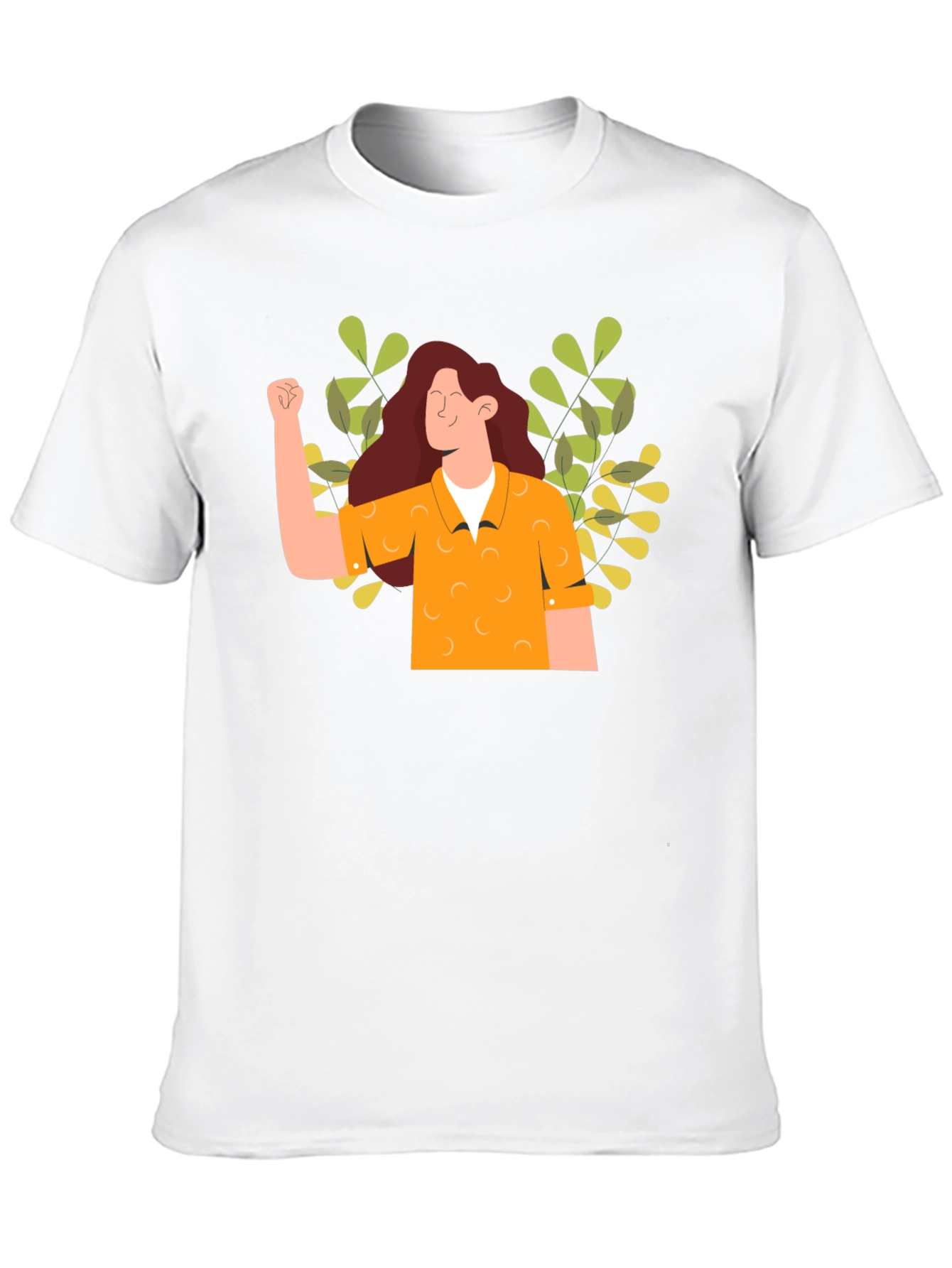 Black Empowered Woman Graphic Tee - Black view 10