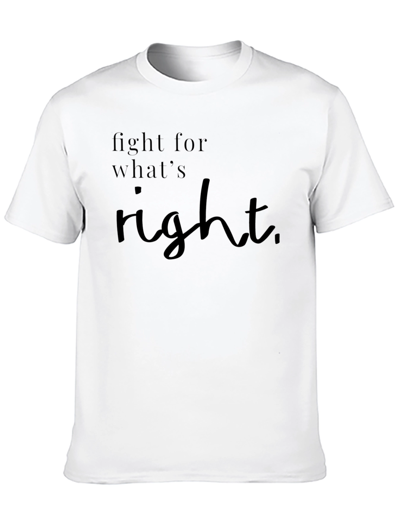Black Fight for What's Right T-Shirt - Empowering Black Tee view 10