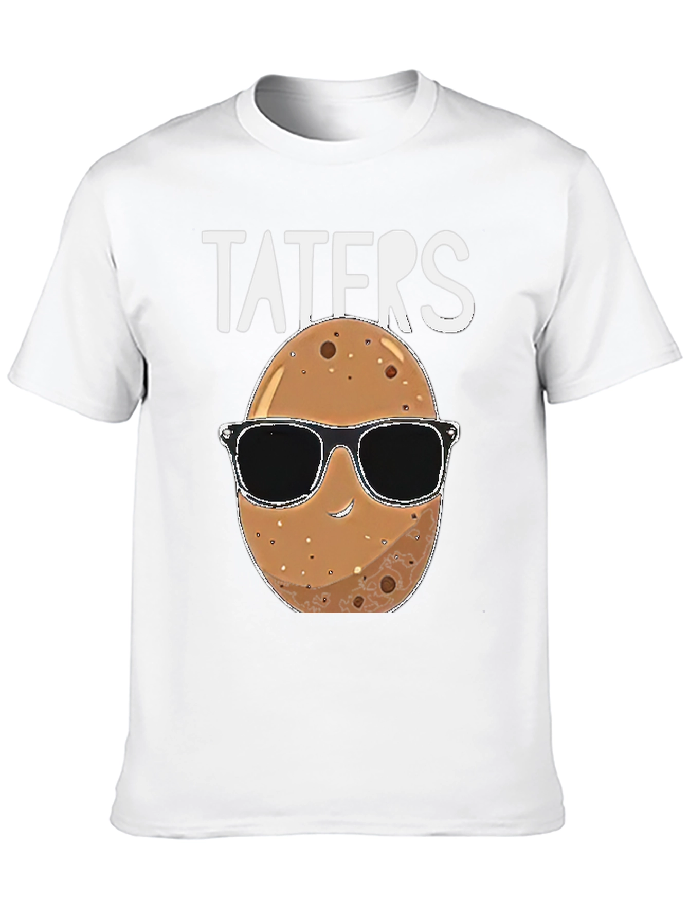 Black Taters Graphic Tee - Funny Potato Sunglasses Shirt view 10