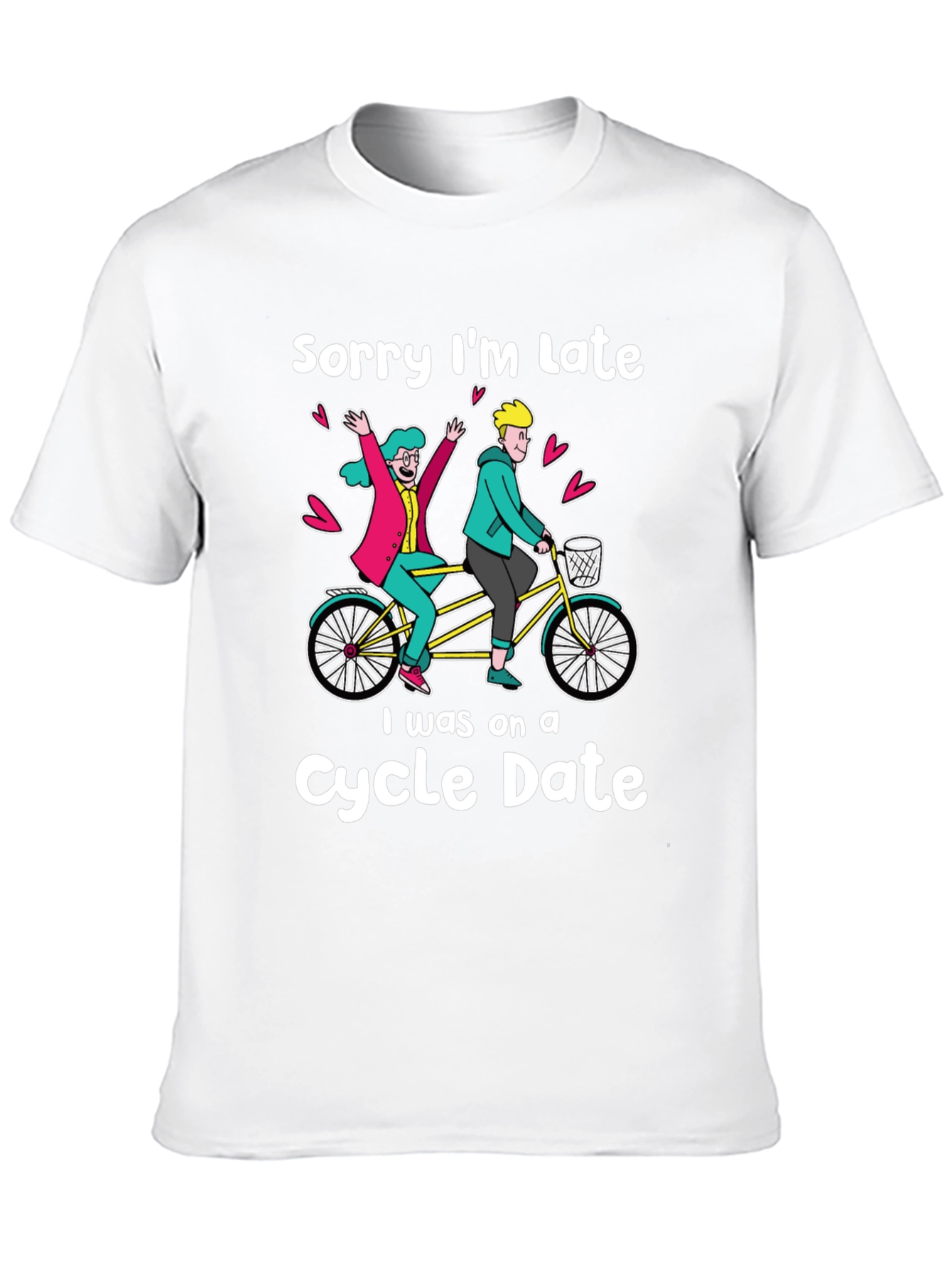 Black Funny Cycle Date Graphic Tee - Unisex view 10