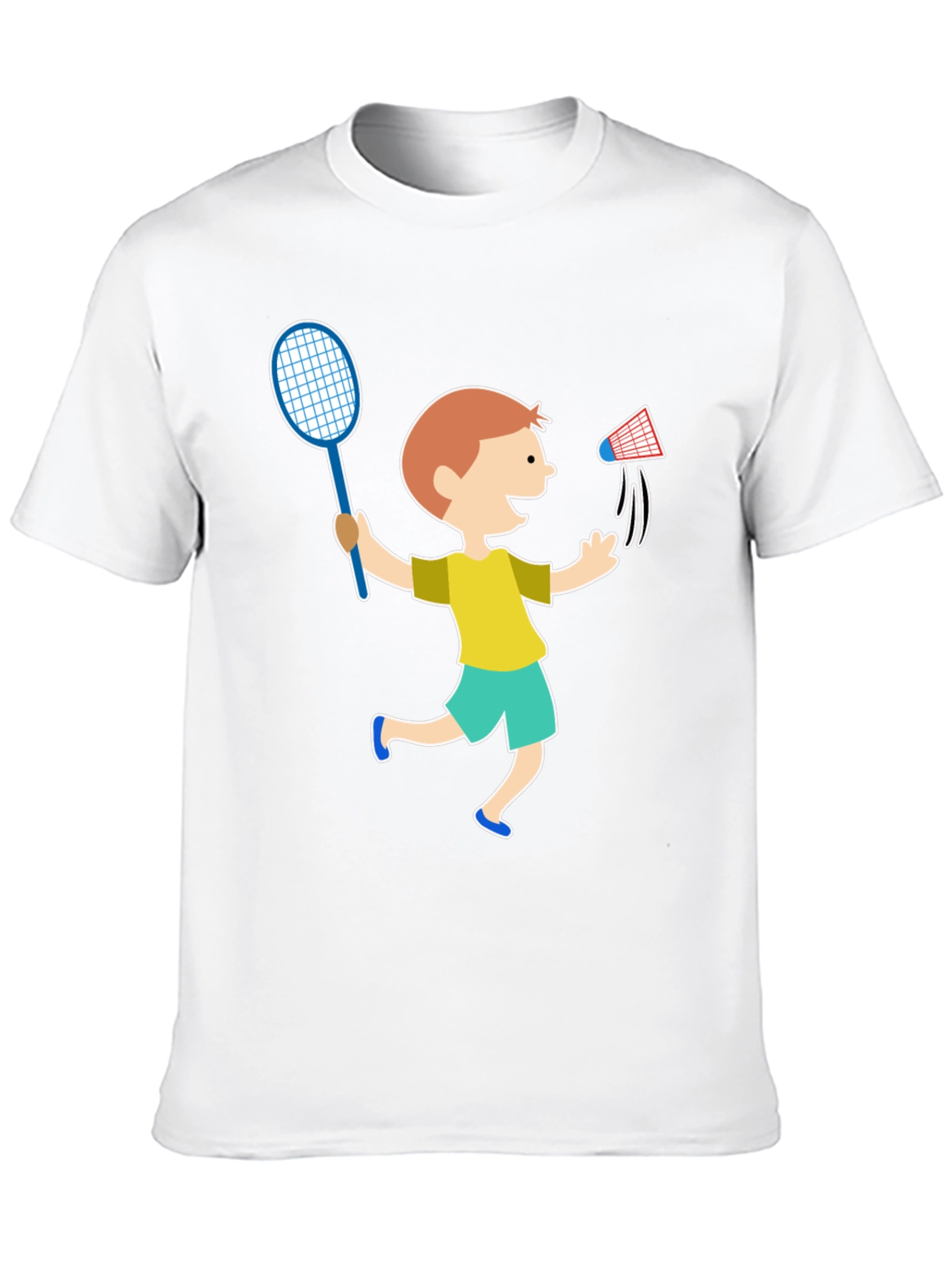 Black Boy's Badminton T-Shirt view 10