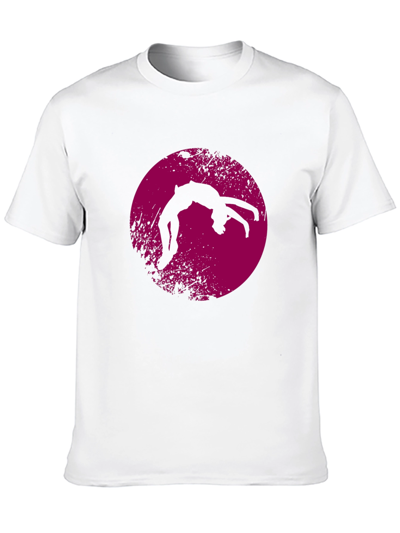Gymnast Silhouette Tee -  Unique Graphic Print - 10