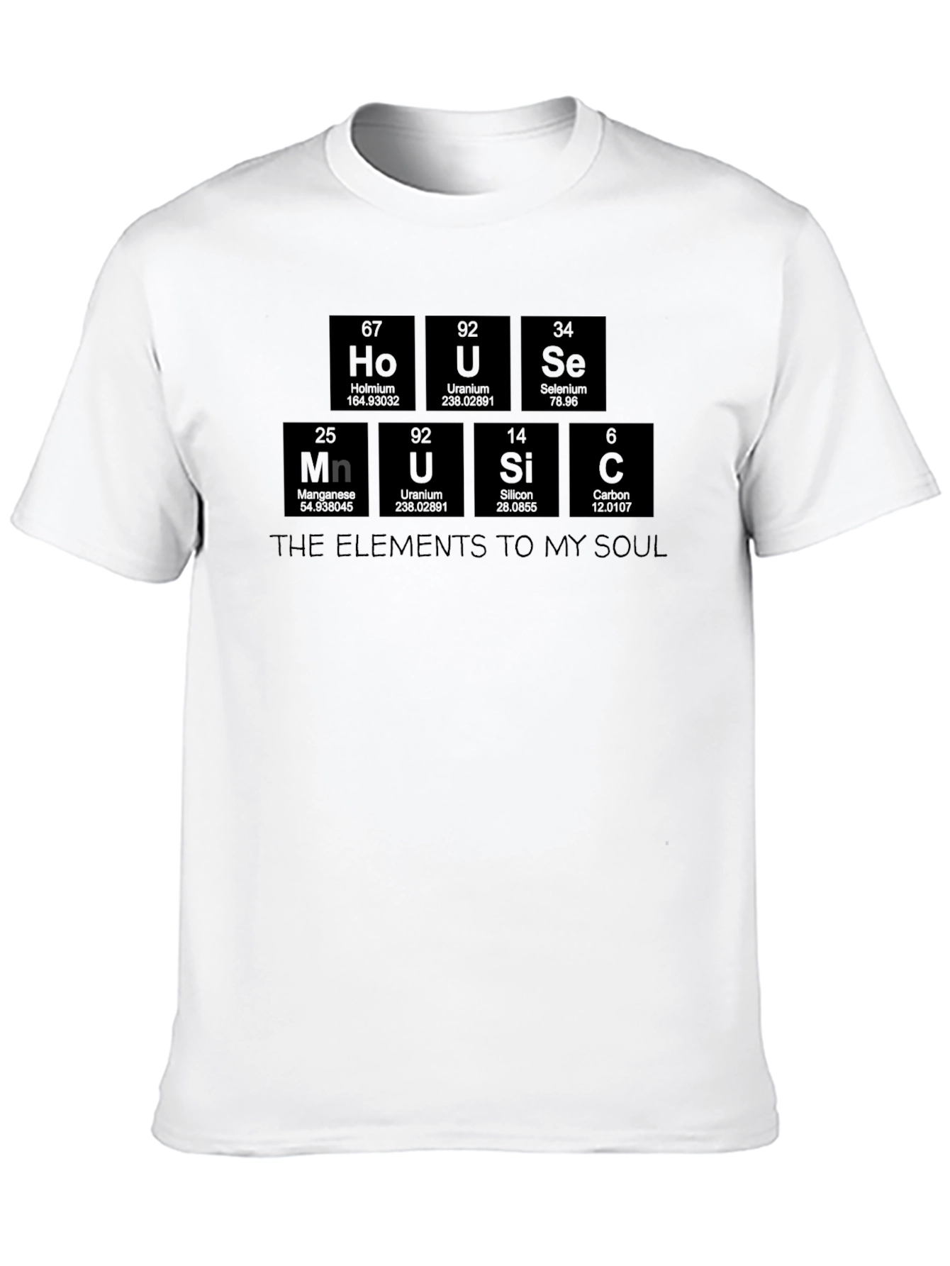 Black Elements to My Soul Black Graphic T-Shirt view 10