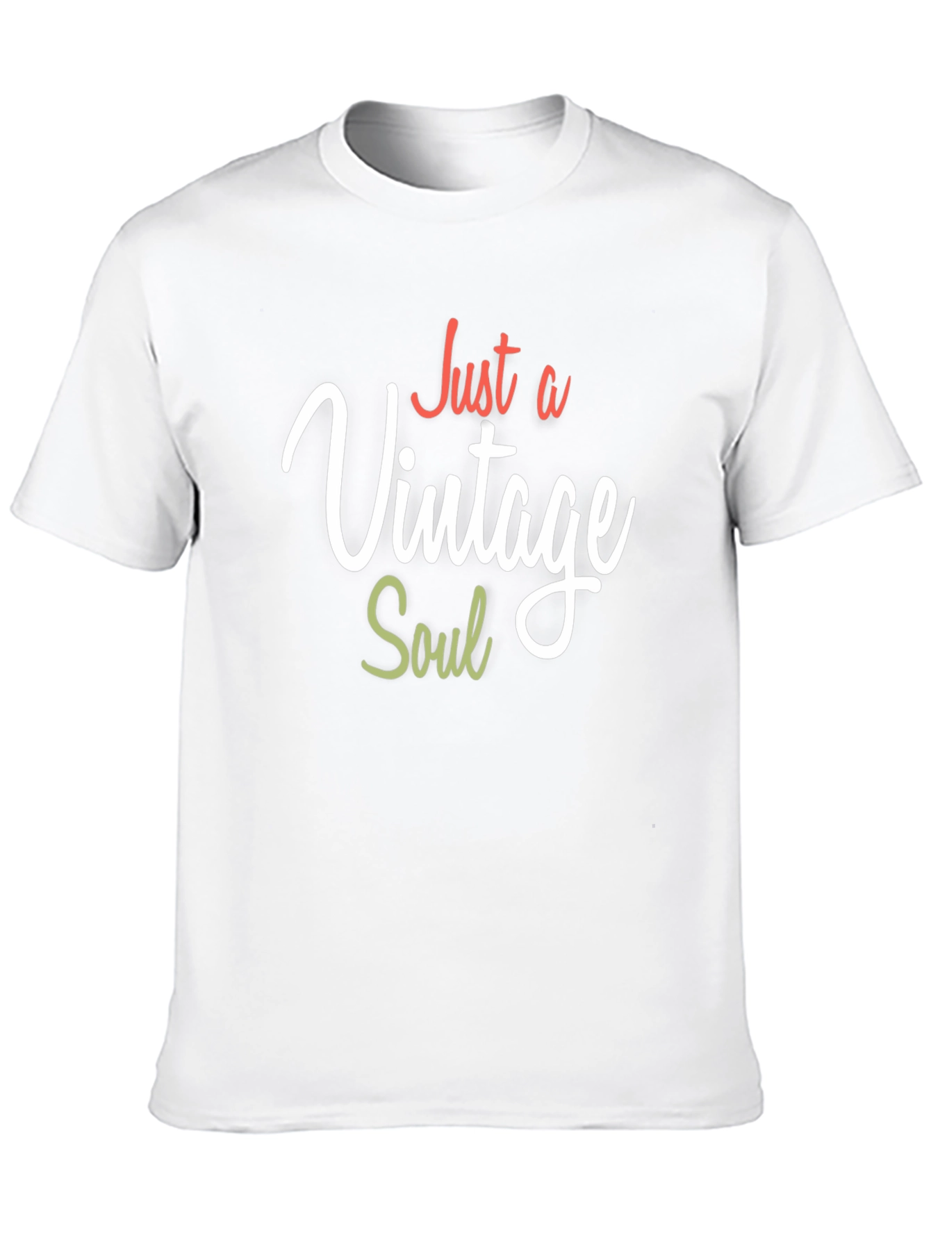Black Just A Vintage Soul Graphic T-Shirt view 10