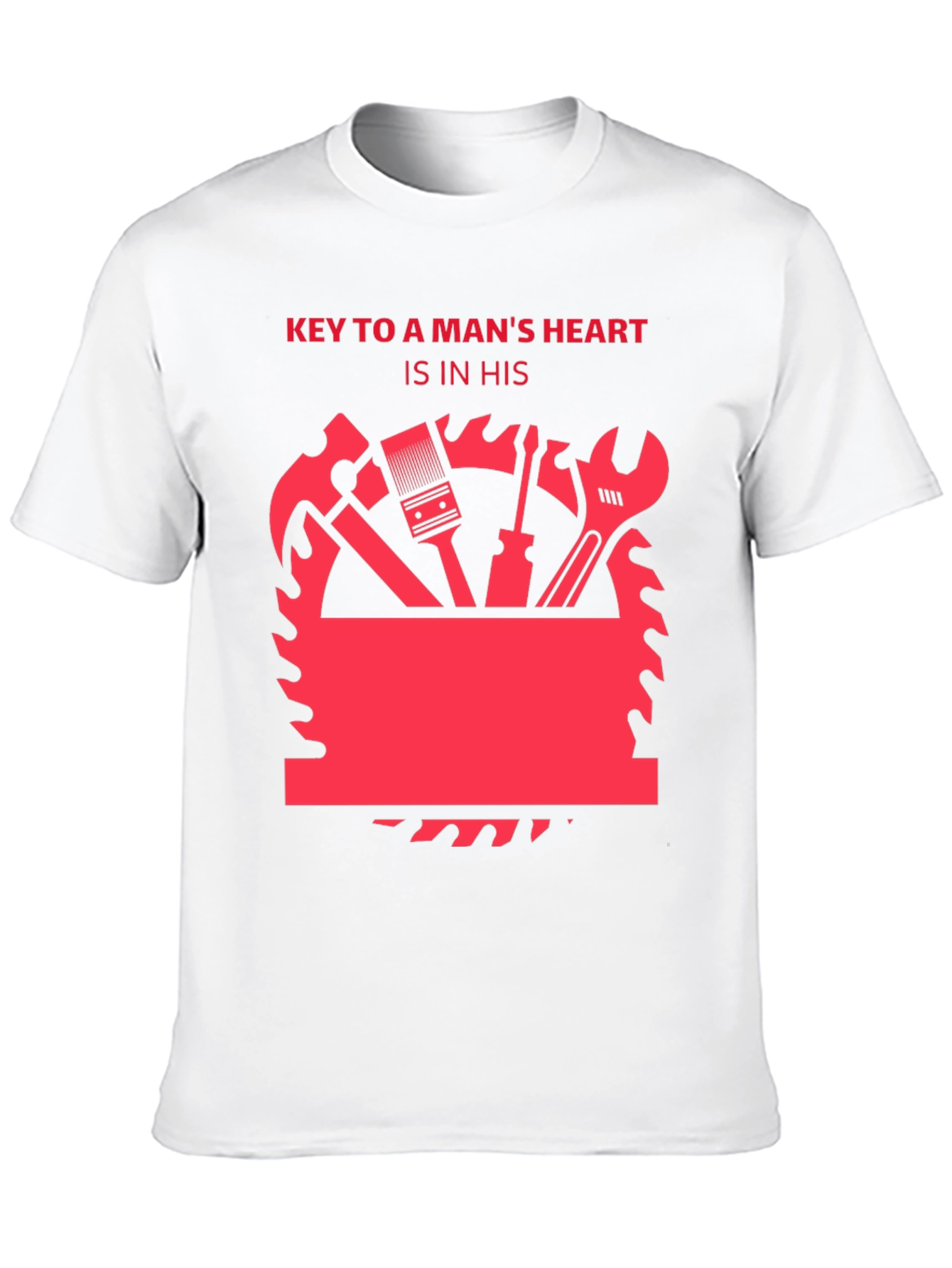 Black Key to a Man's Heart Graphic T-Shirt view 10