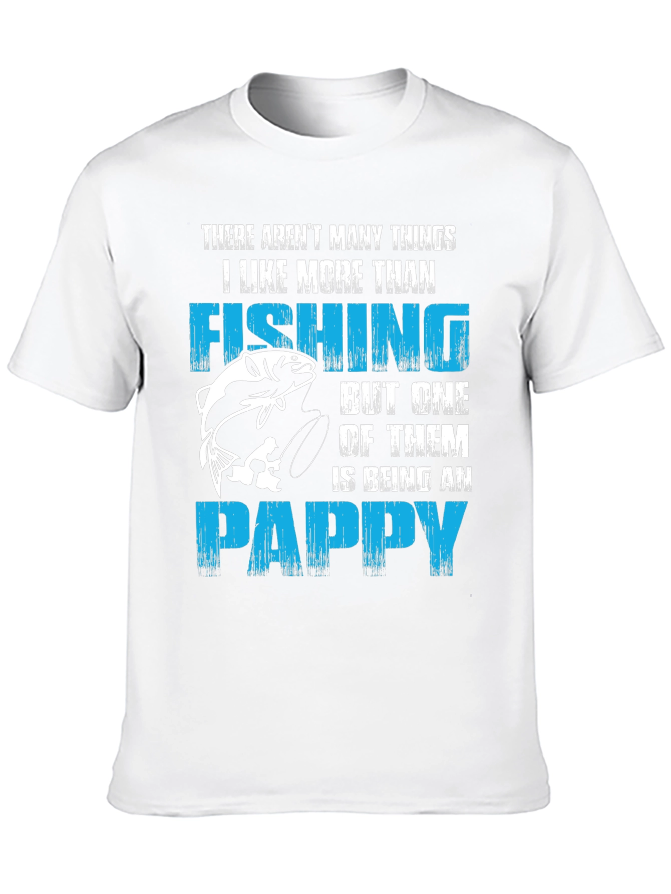 Black Fishing Pappy Graphic T-Shirt - Gift for Grandpas view 10